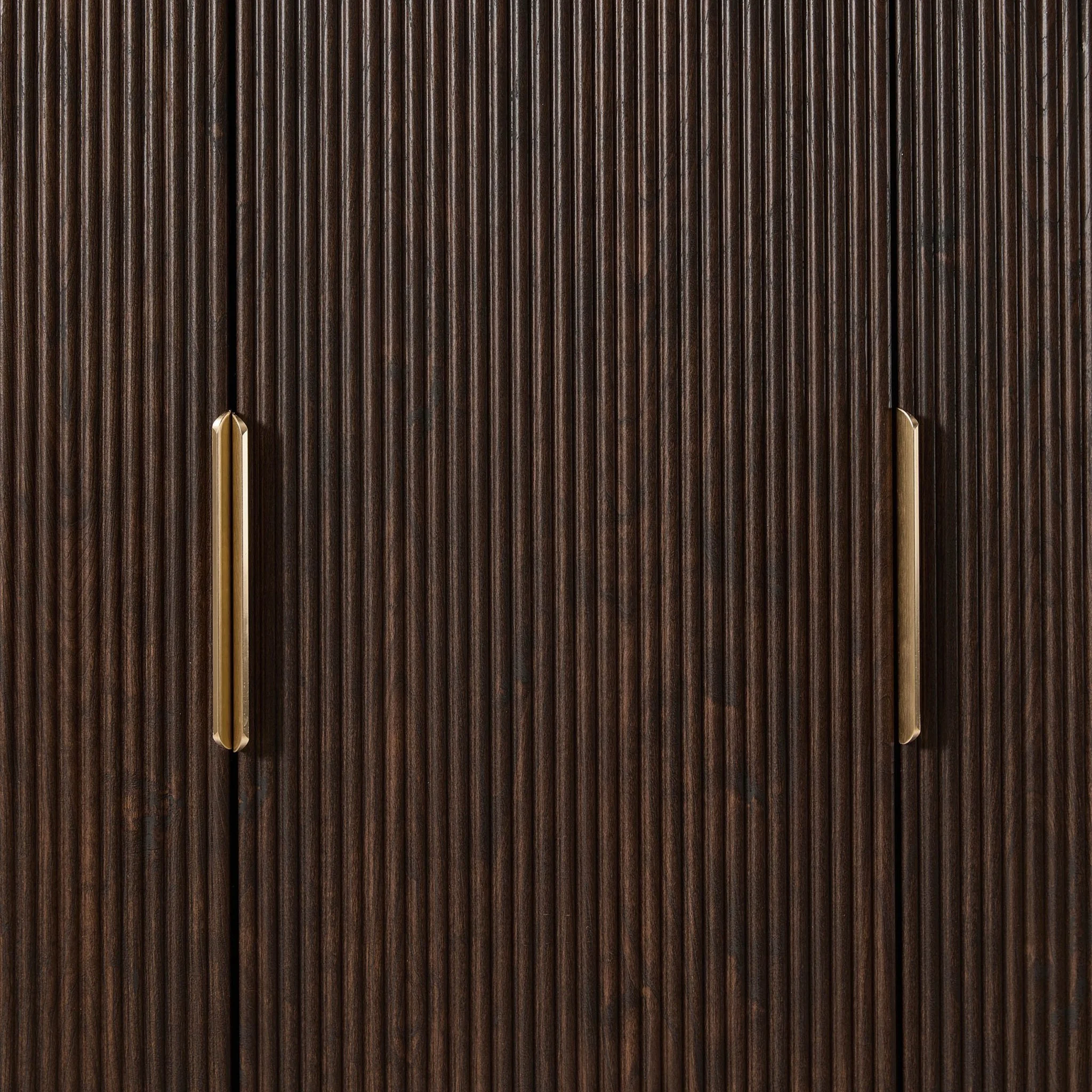 Hattie 3 Door Wardrobe - Walnut - Image 7