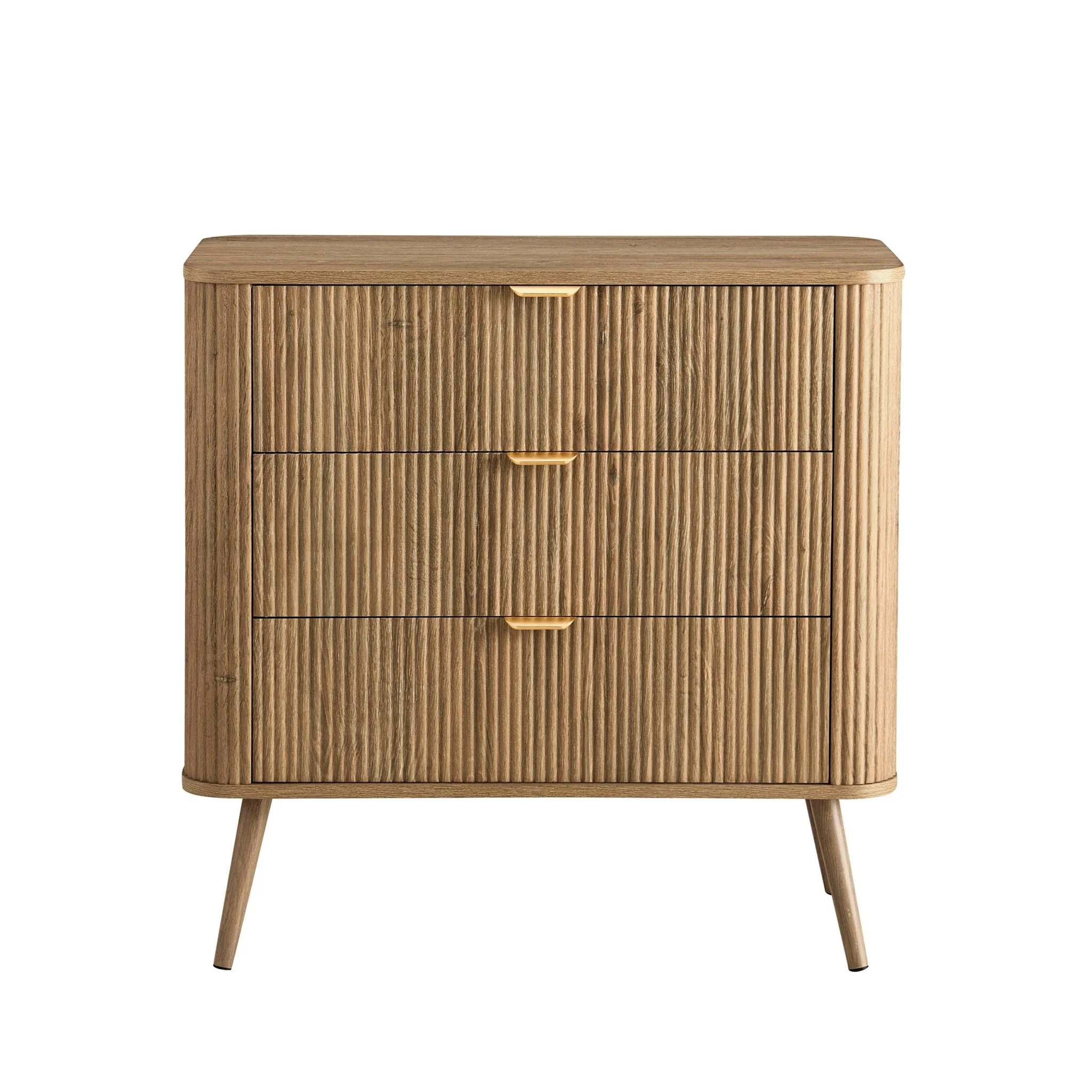 Hattie 3 Drawer Small Chest - Light Wood - Image 2