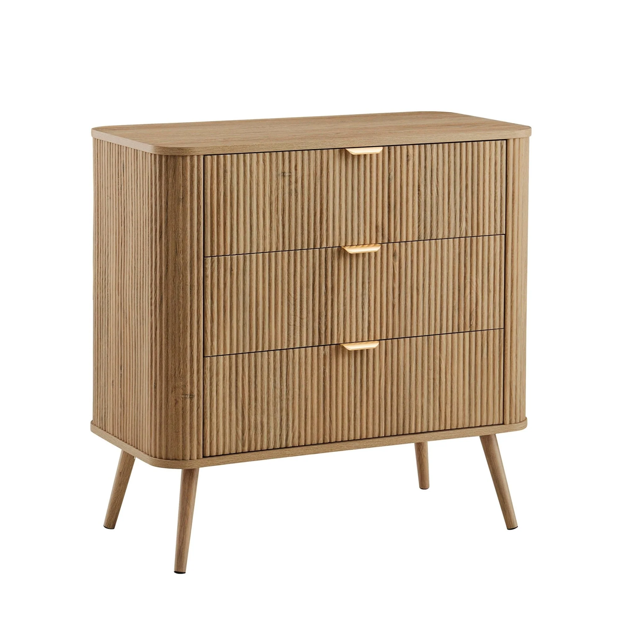 Hattie 3 Drawer Small Chest - Light Wood - Image 3