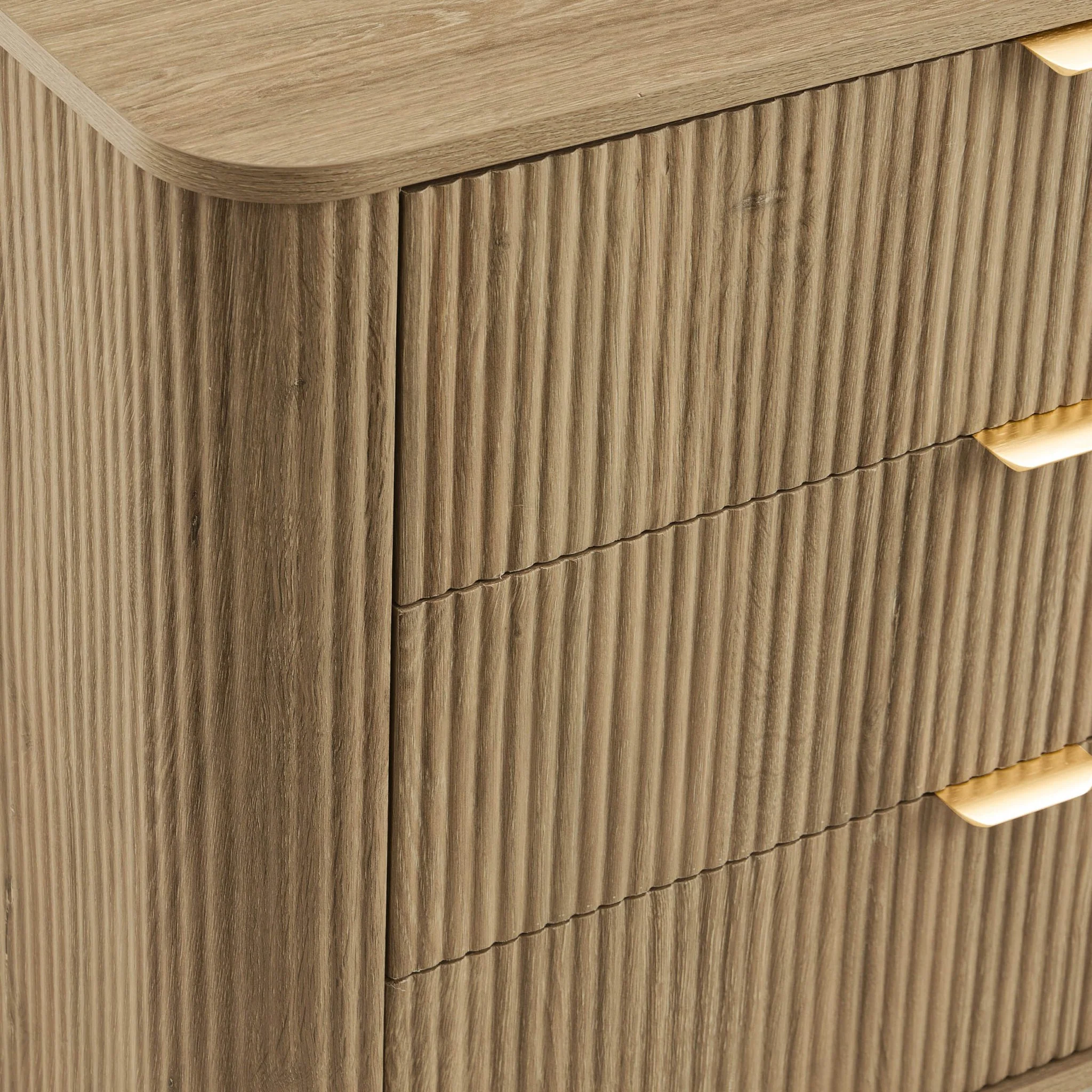 Hattie 3 Drawer Small Chest - Light Wood - Image 6