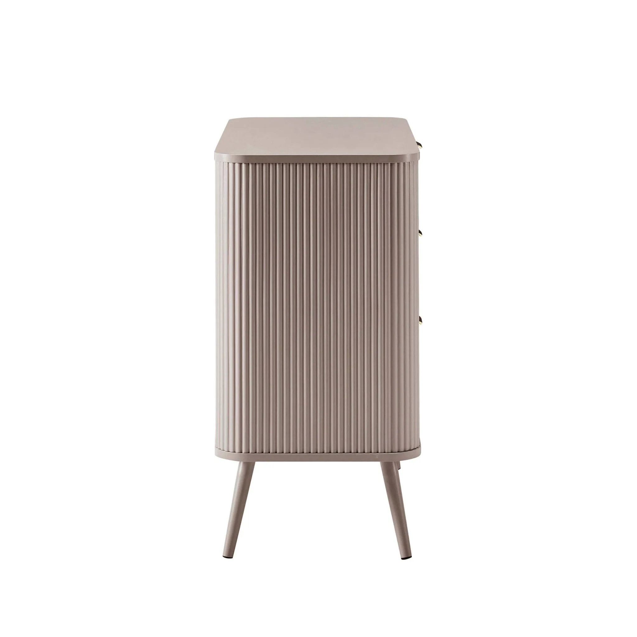 Hattie 3 Drawer Small Chest - Taupe - Image 5