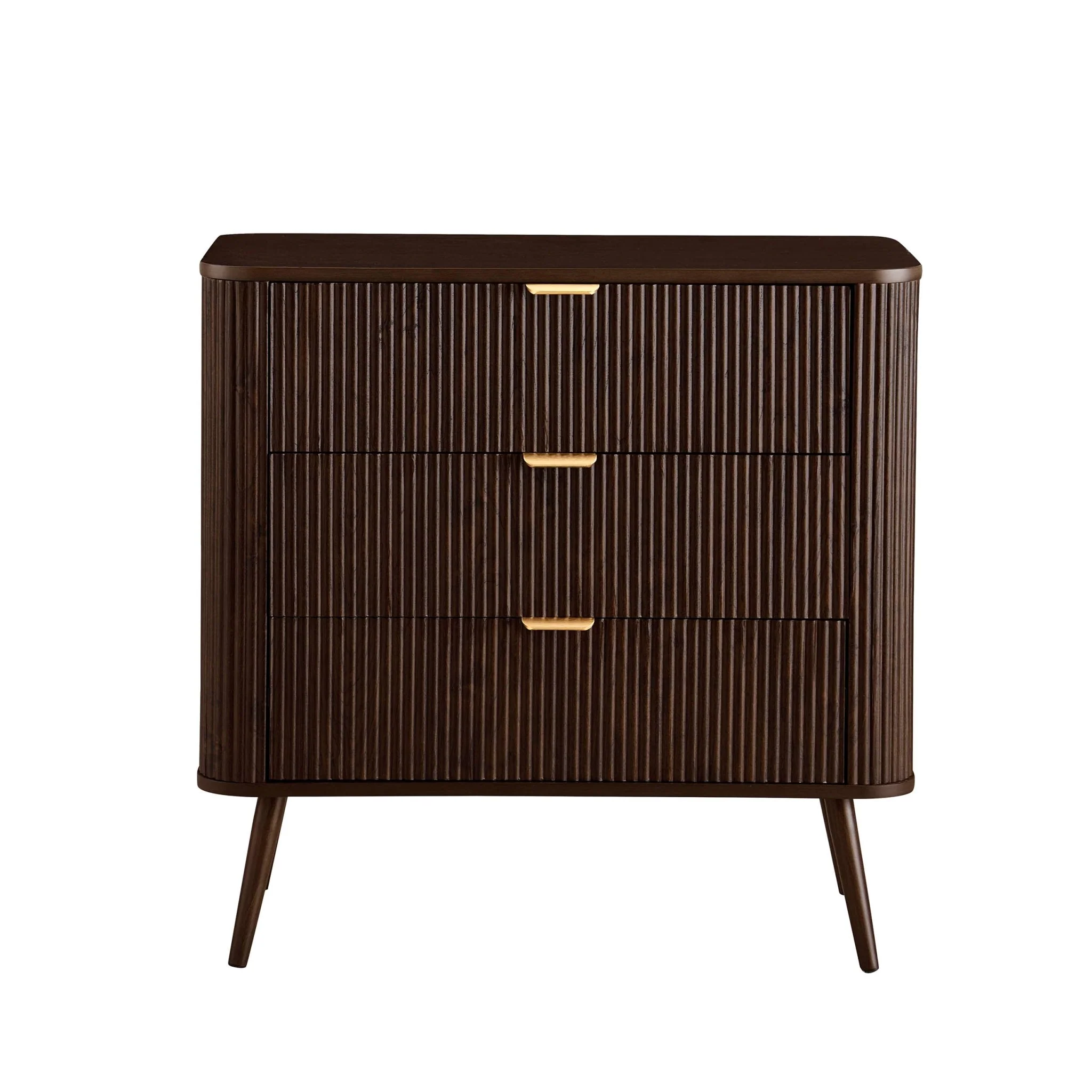 Hattie 3 Drawer Small Chest - Walnut - Image 3