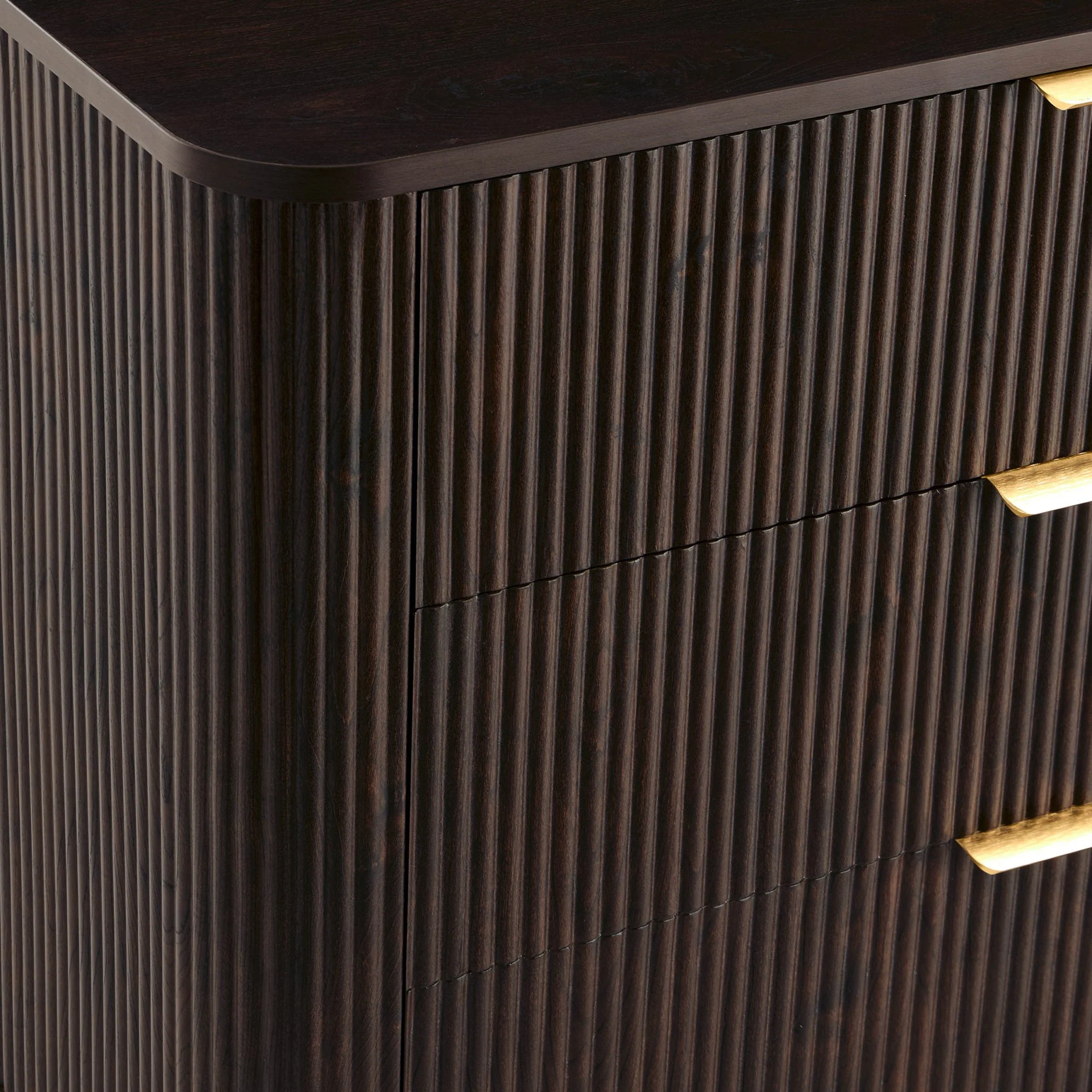 Hattie 3 Drawer Small Chest - Walnut - Image 6