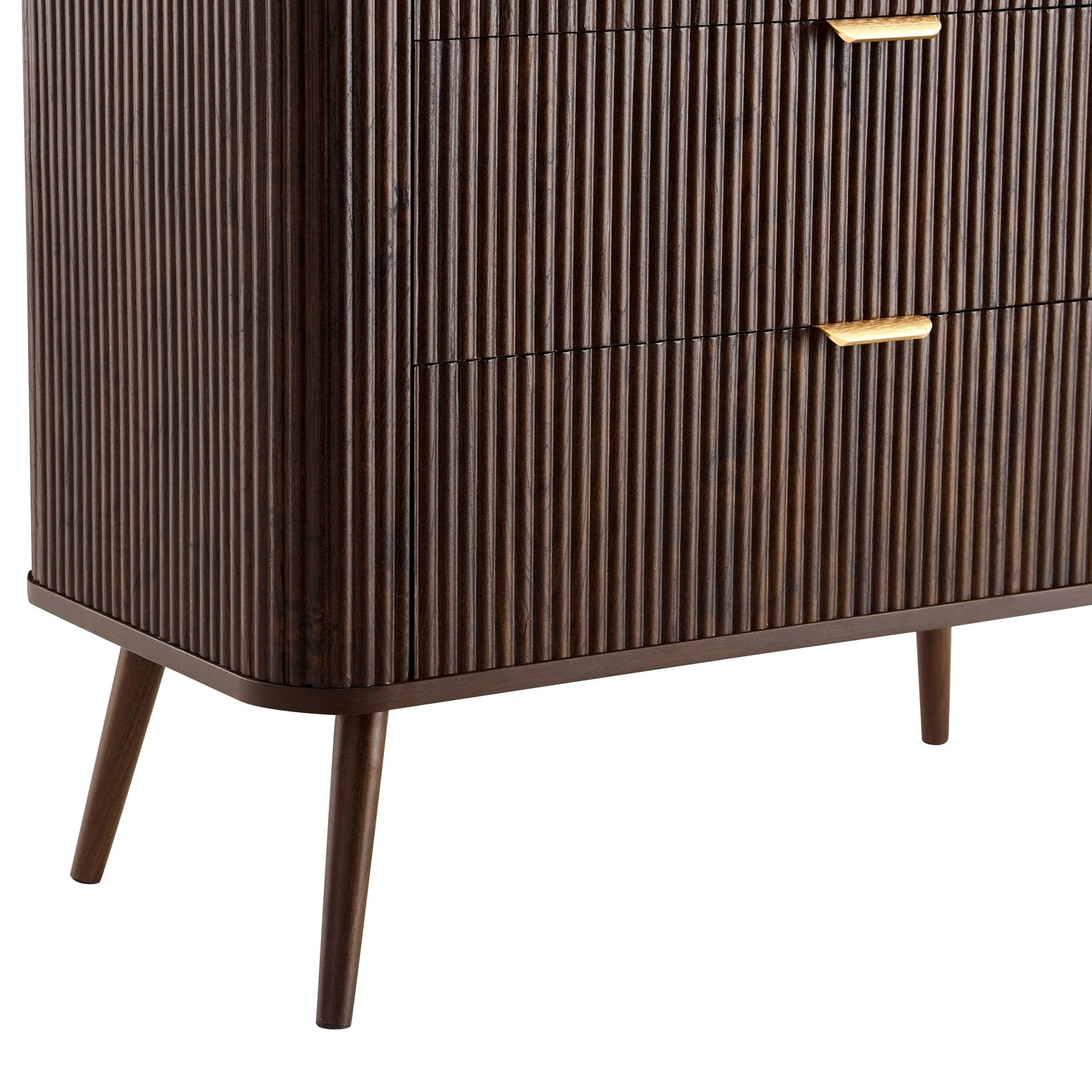 Hattie 3 Drawer Small Chest - Walnut - Image 7