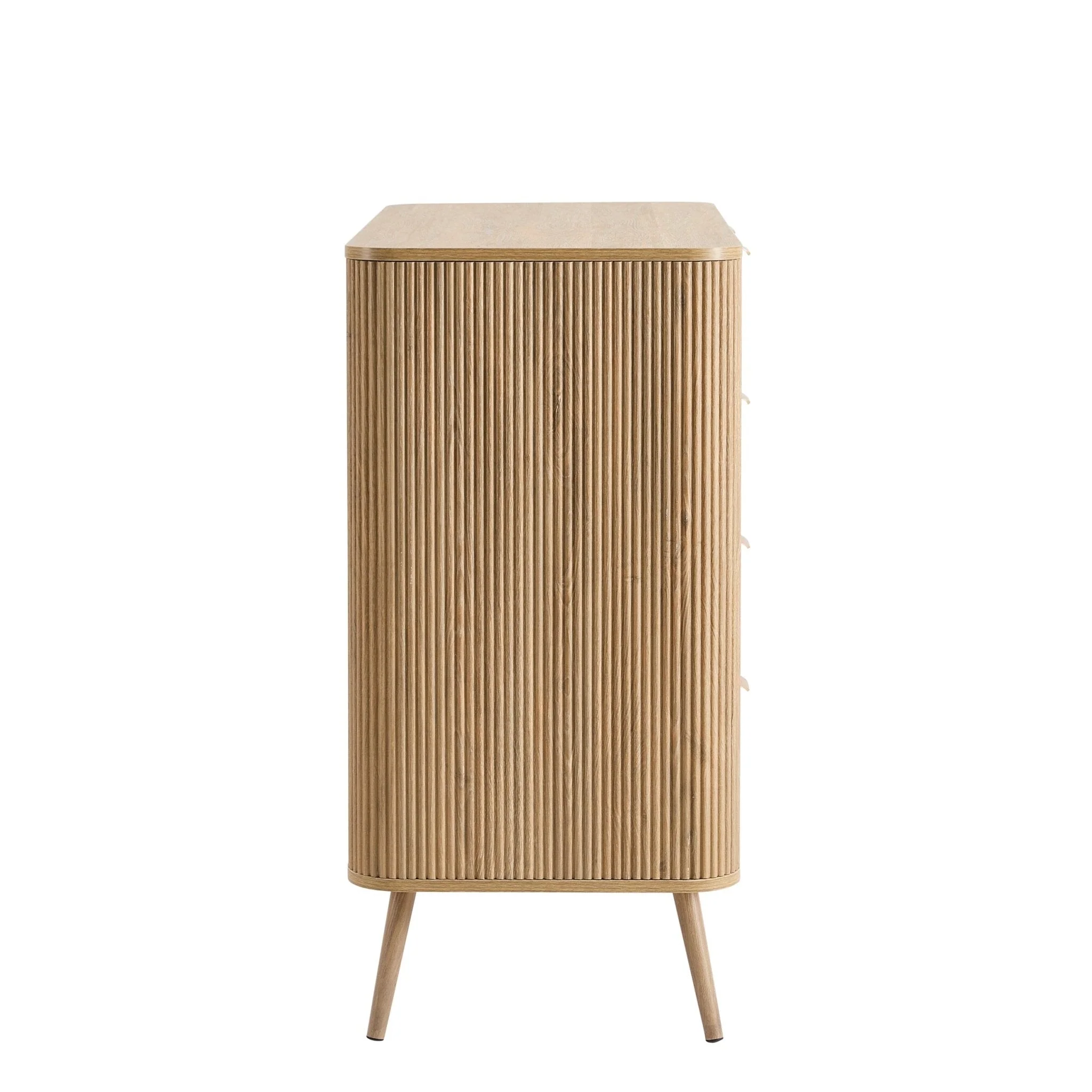 Hattie 5 Drawer Chest - Light Wood - Image 4
