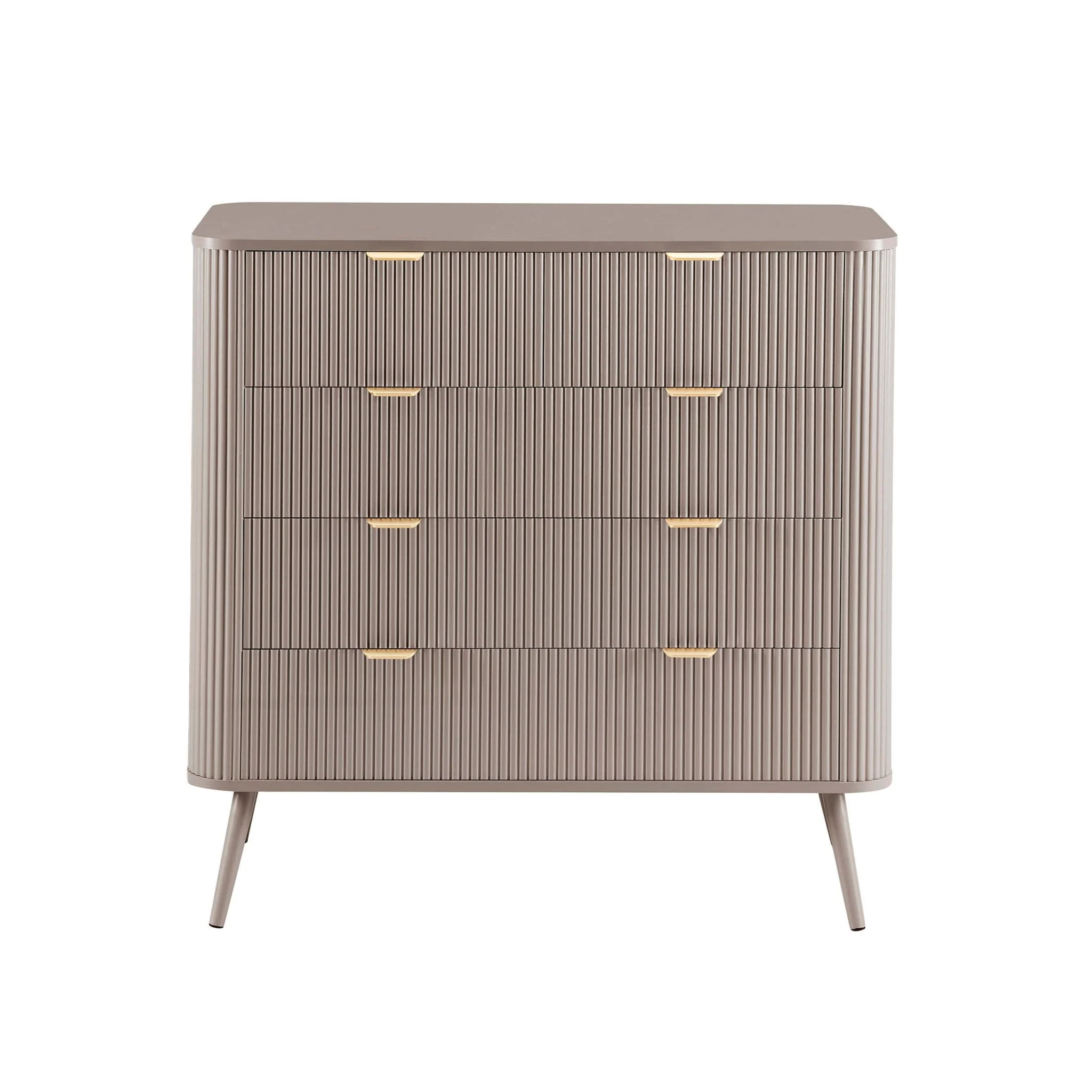 Hattie 5 Drawer Chest - Taupe - Image 3