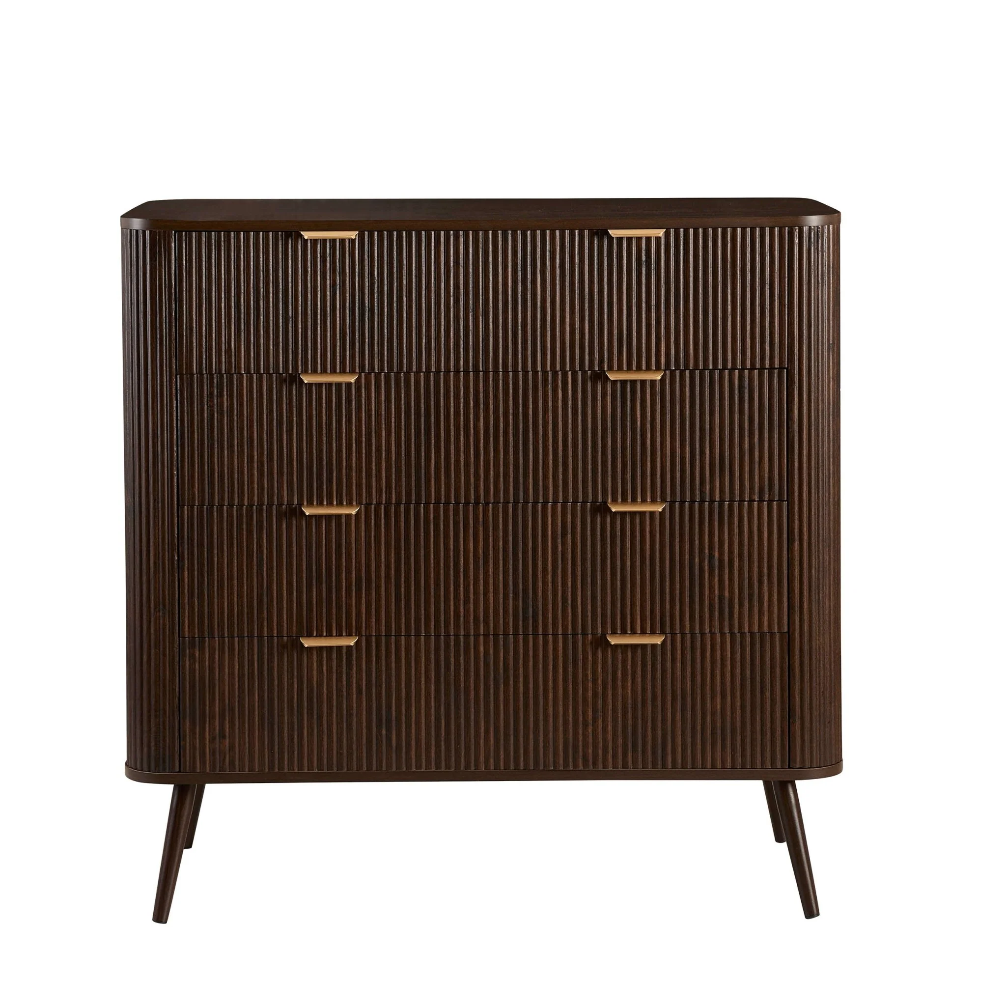 Hattie 5 Drawer Chest - Walnut - Image 2