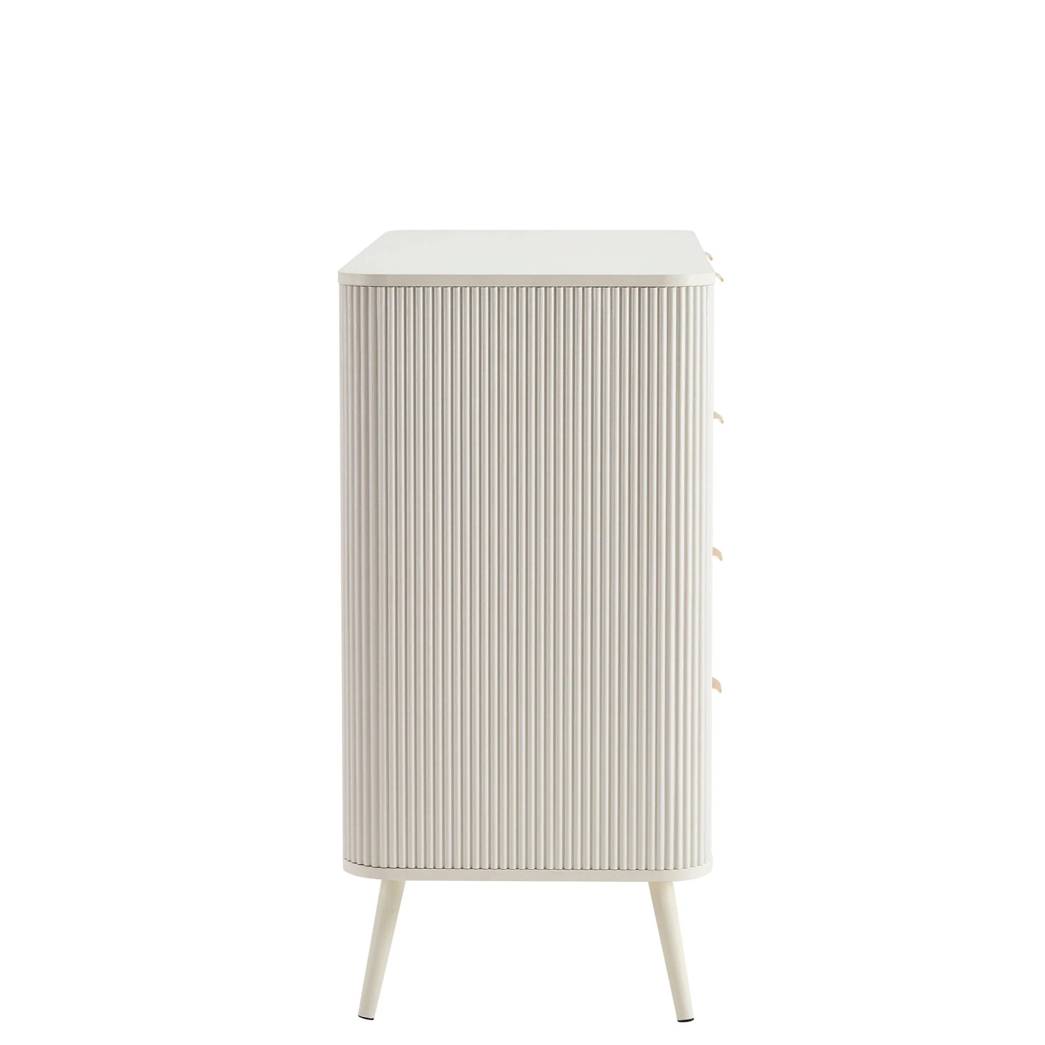 Hattie 5 Drawer Chest - Warm White - Image 4