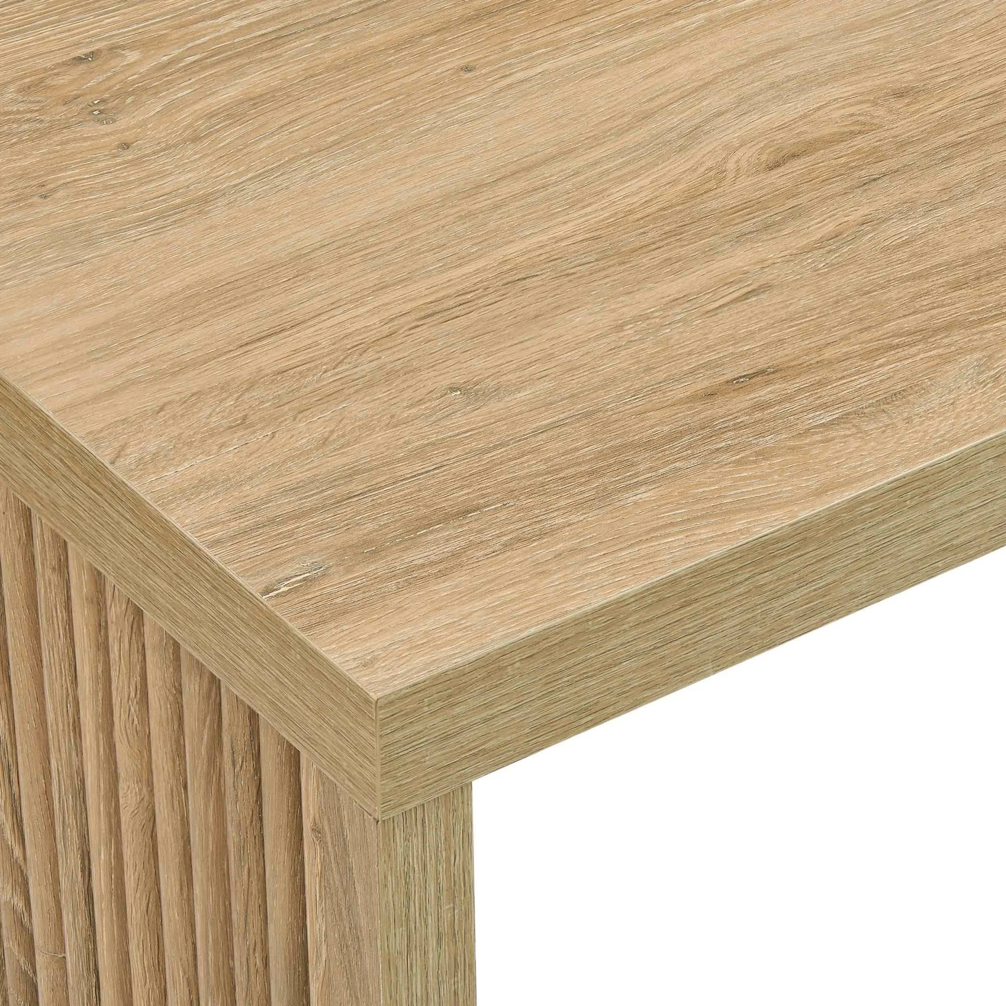 Hattie Breakfast Bar - Light Wood - Image 7