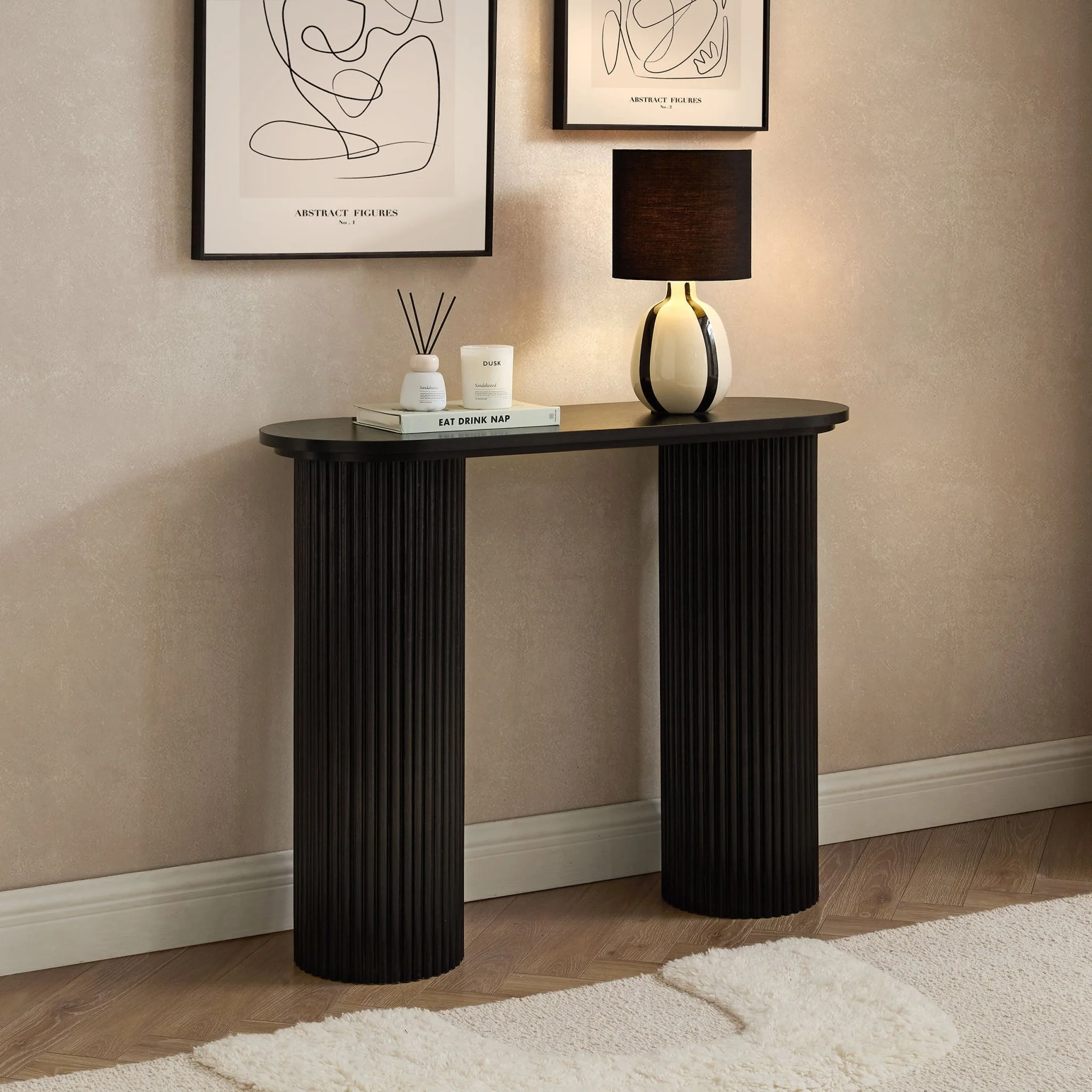 Hattie Console Table - Black - Image 2