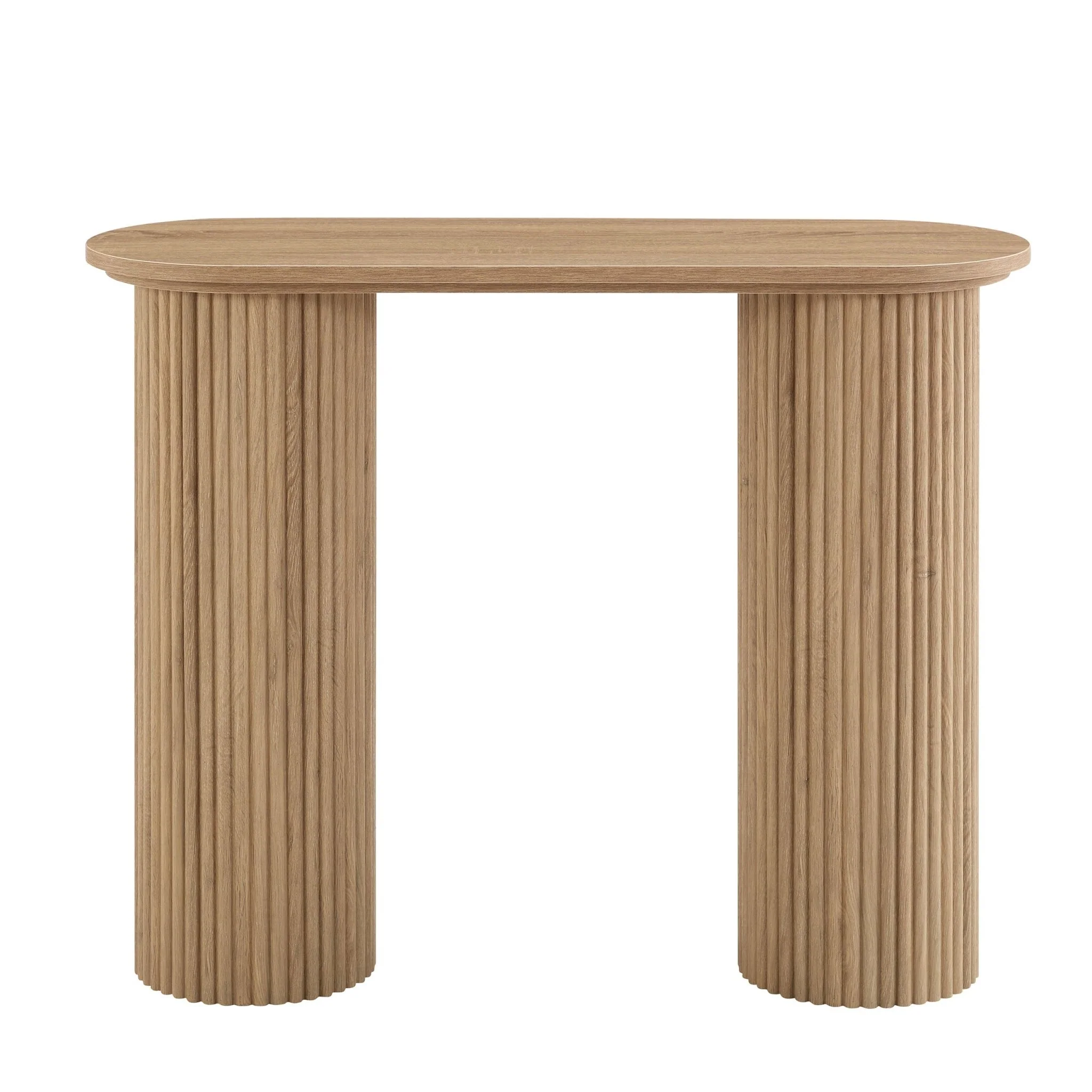 Hattie Console Table - Light Wood - Image 4