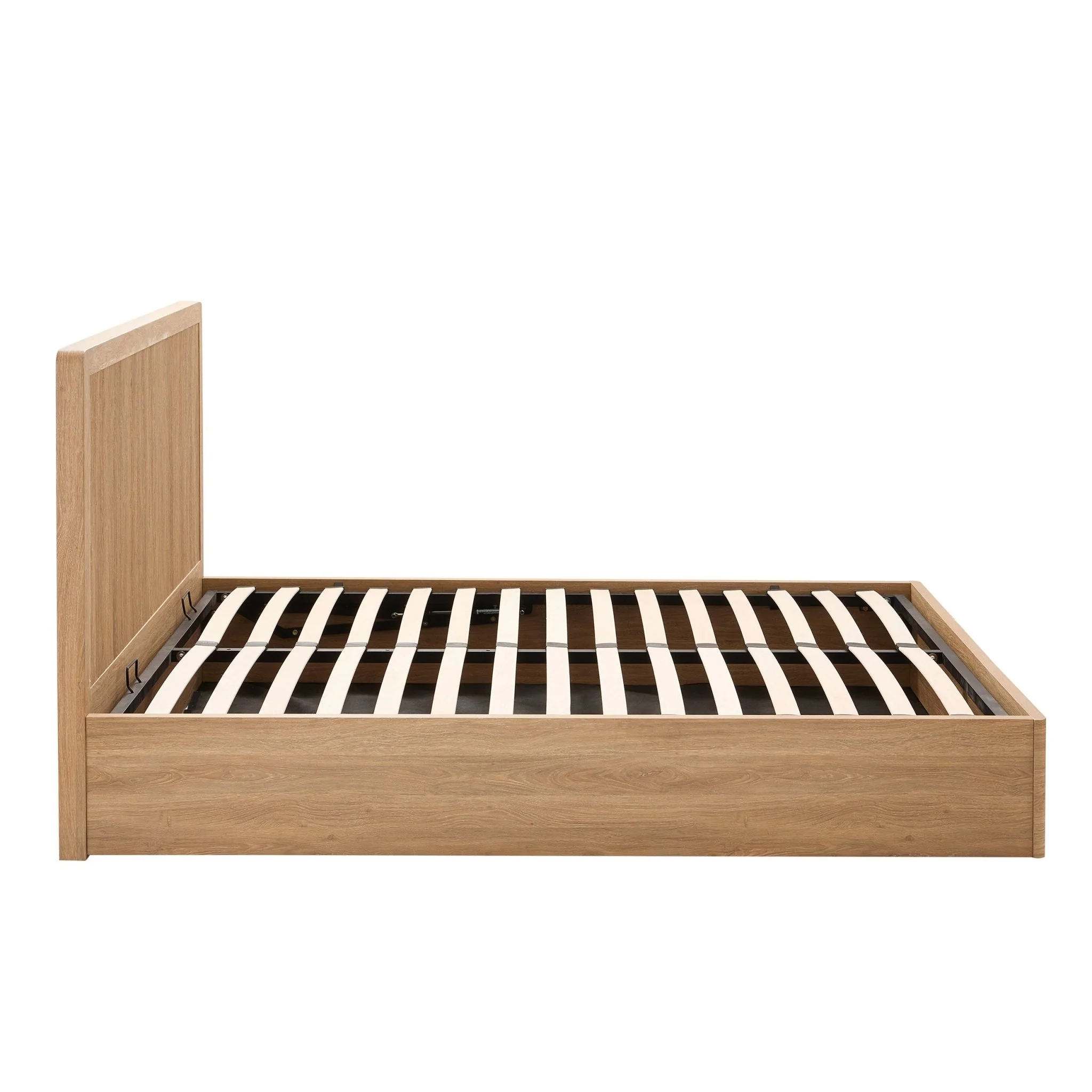 Hattie Ottoman Storage Bed - Light Wood - Image 9