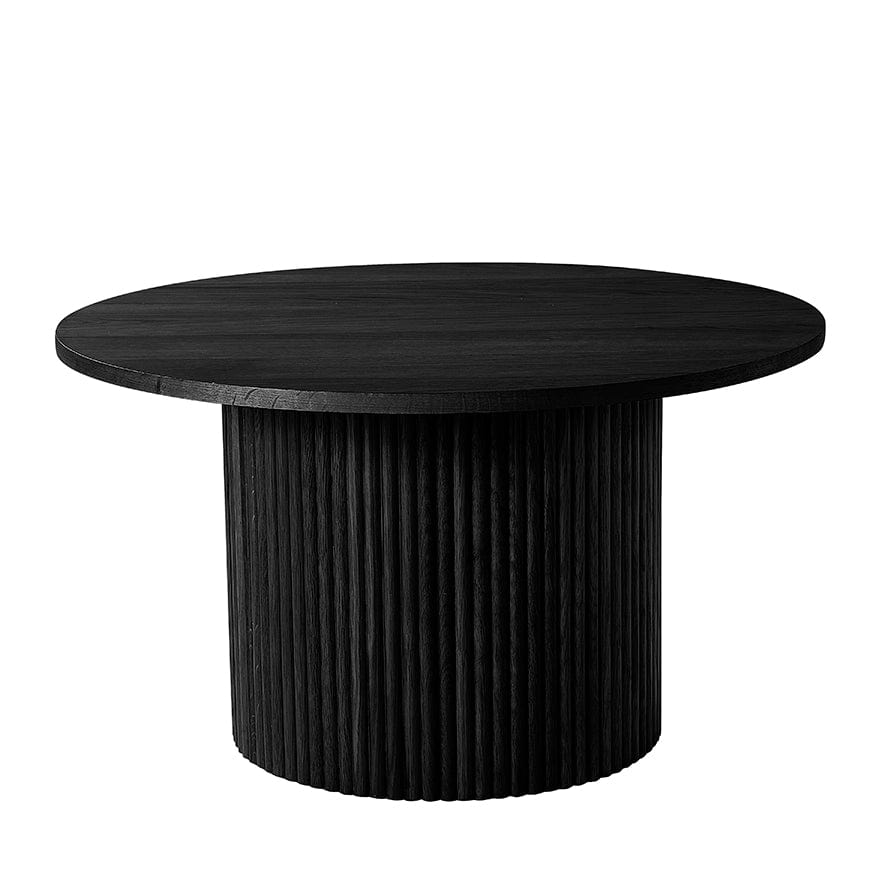 Hattie Round Pedestal Coffee Table - Black - Image 3