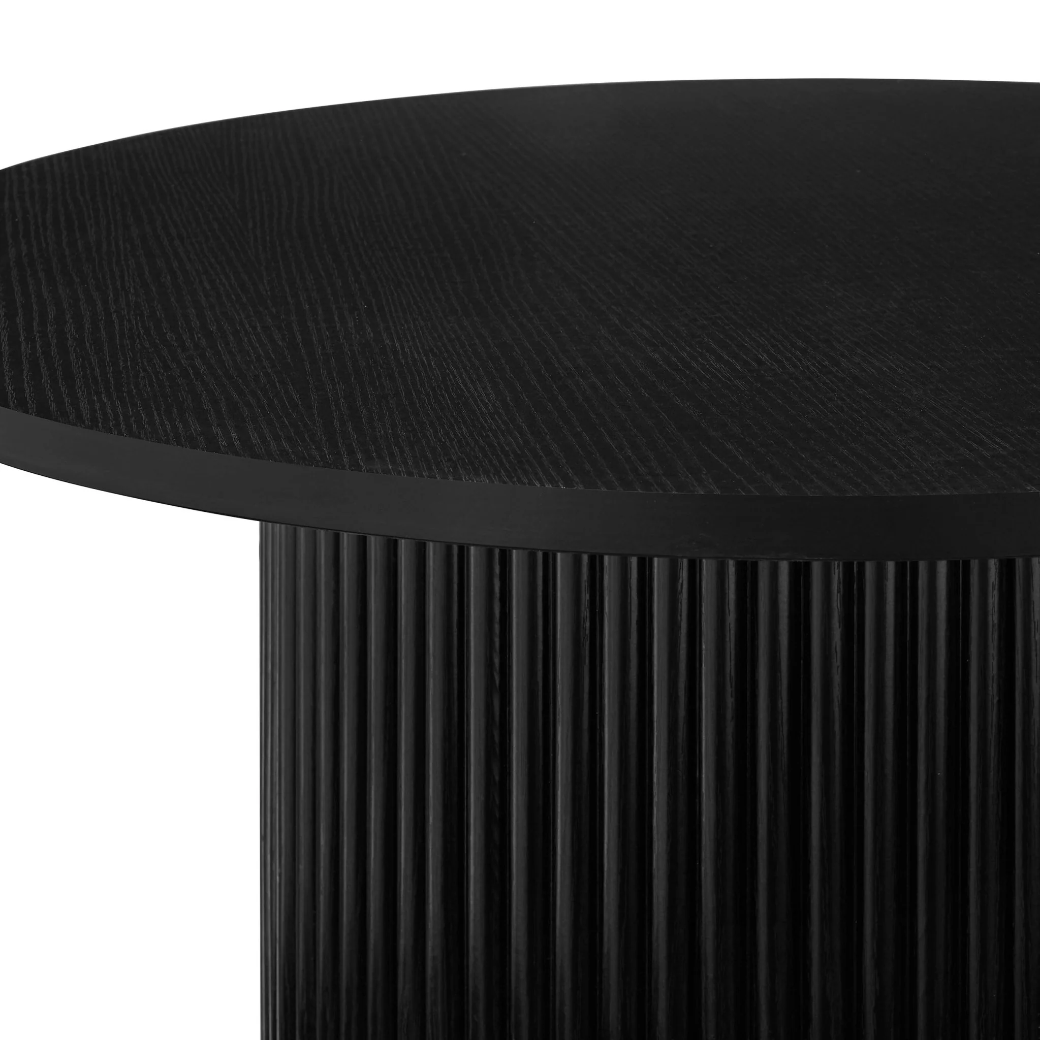 Hattie Round Pedestal Nesting Tables - Black - Image 4