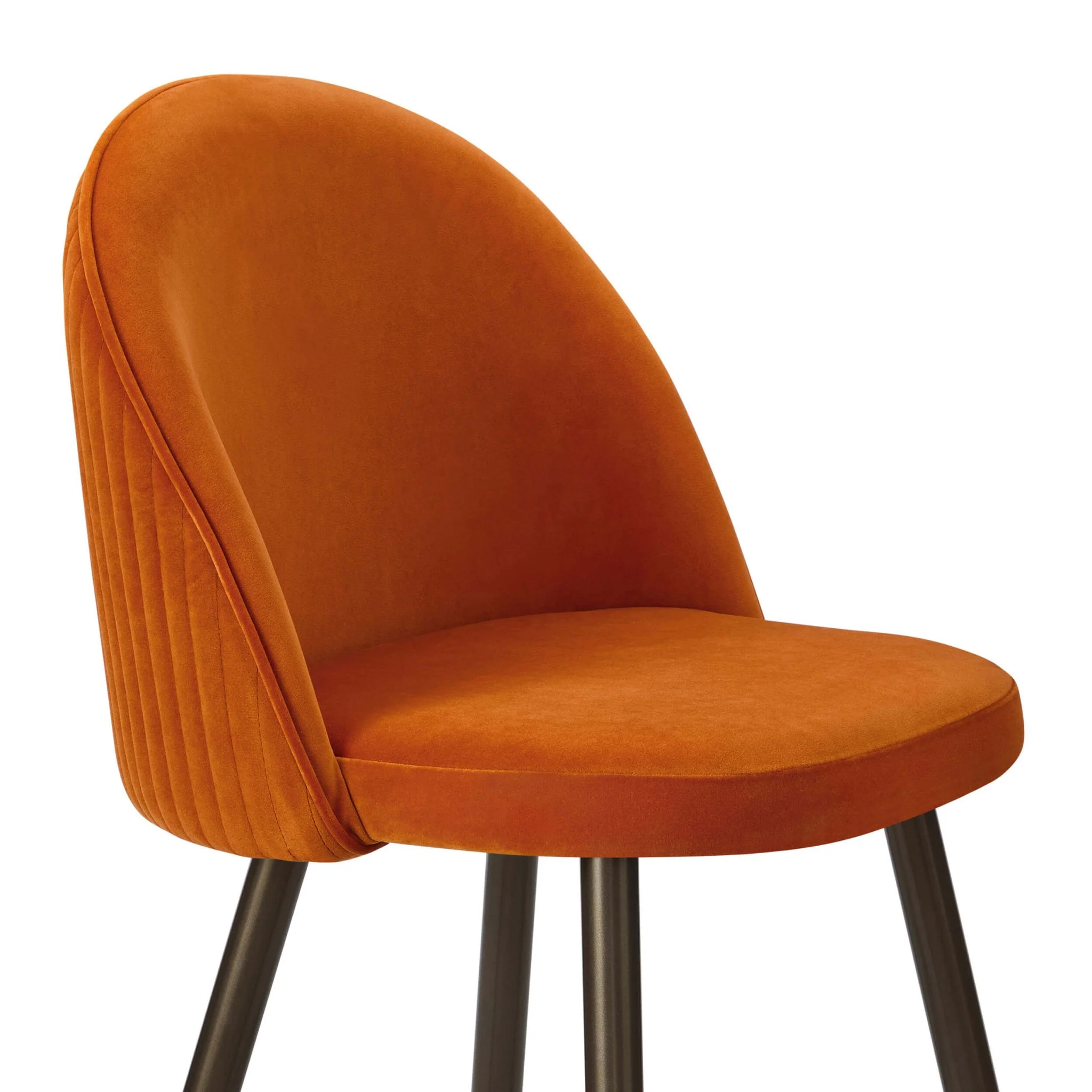 Hattie Set of 2 Barstools - Bright Orange - Image 7