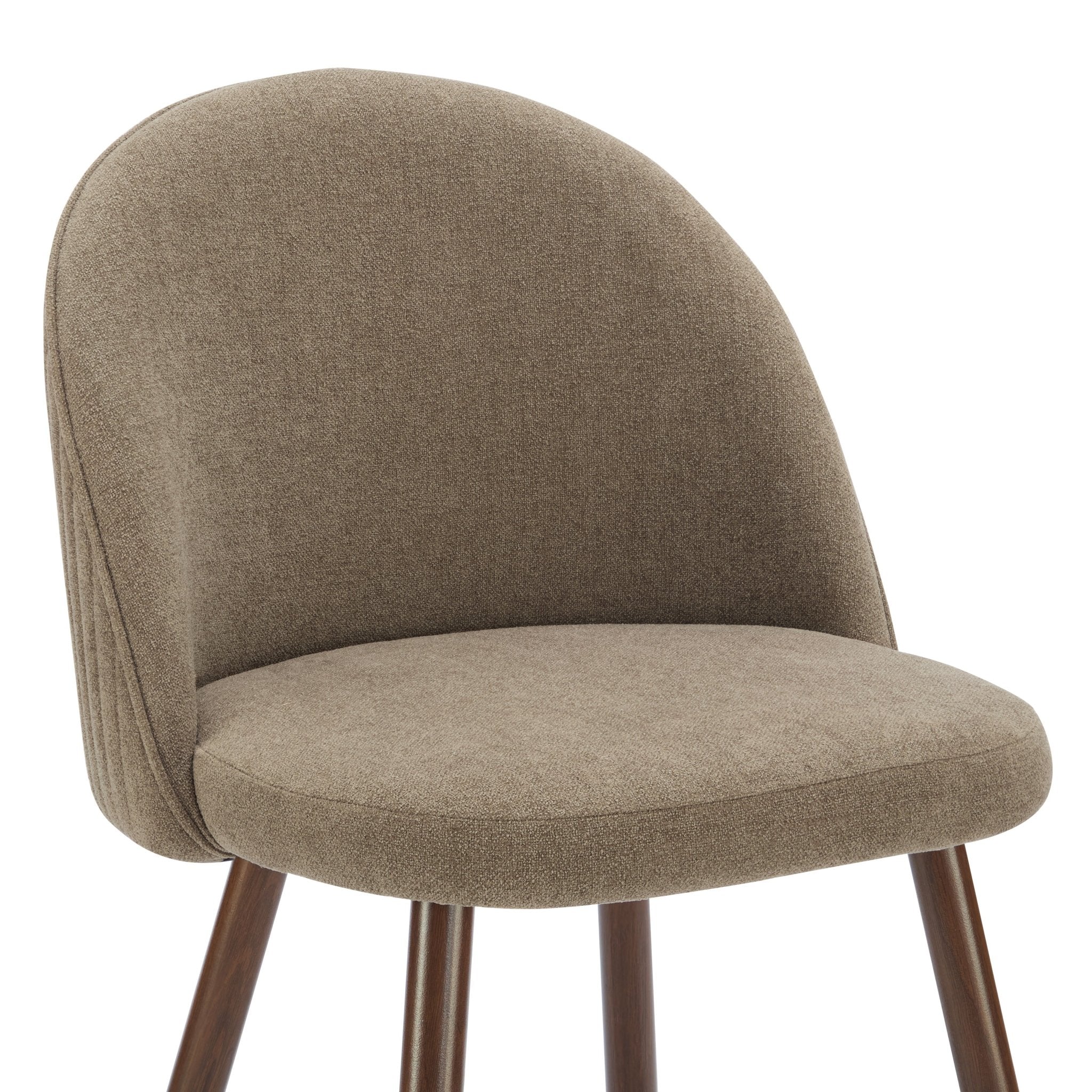 Hattie Set of 2 Barstools - Chenille Mushroom - Image 8