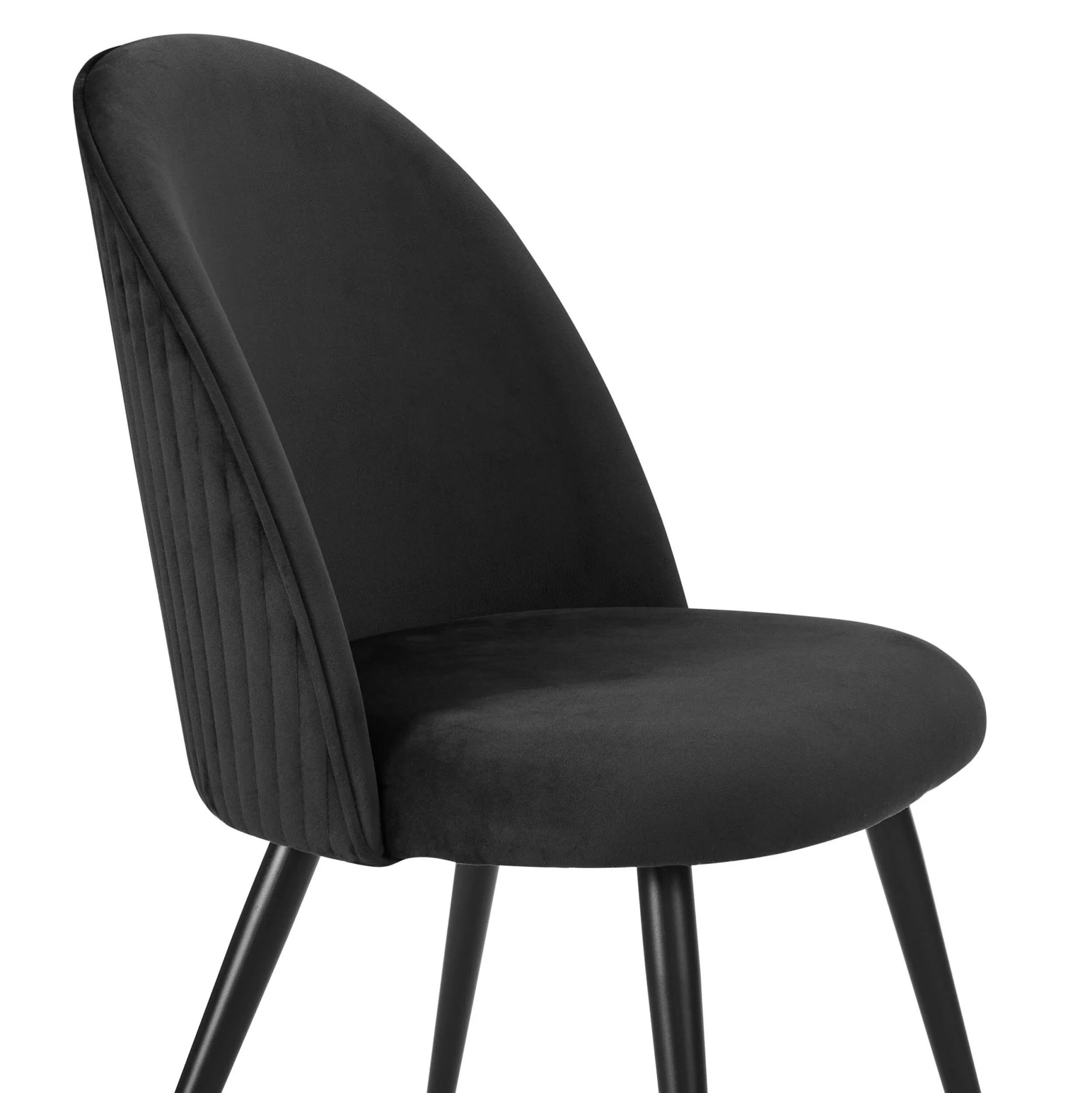 Hattie Set of 2 Dining Chairs - Black - Image 3
