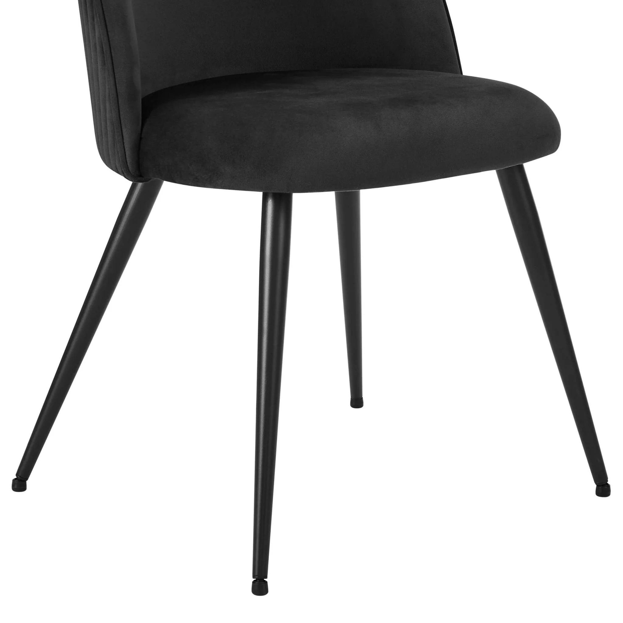 Hattie Set of 2 Dining Chairs - Black - Image 5