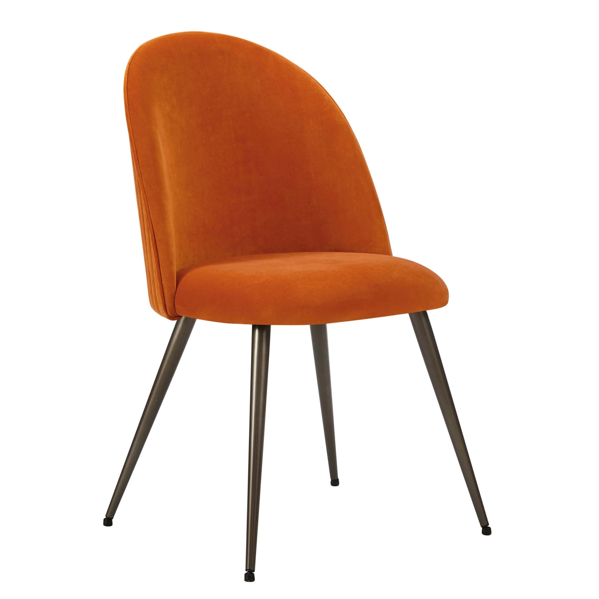 Hattie Set of 2 Dining Chairs - Bright Orange - Image 5