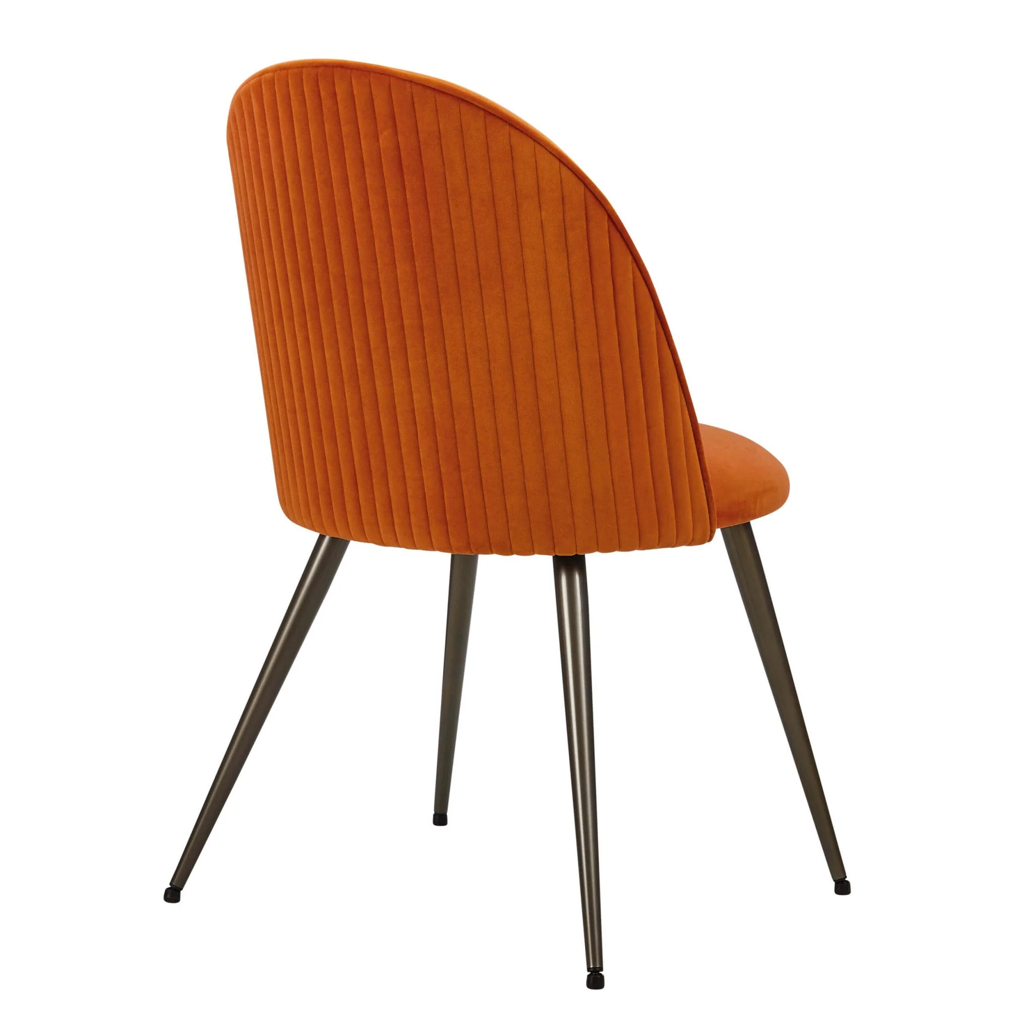 Hattie Set of 2 Dining Chairs - Bright Orange - Image 6