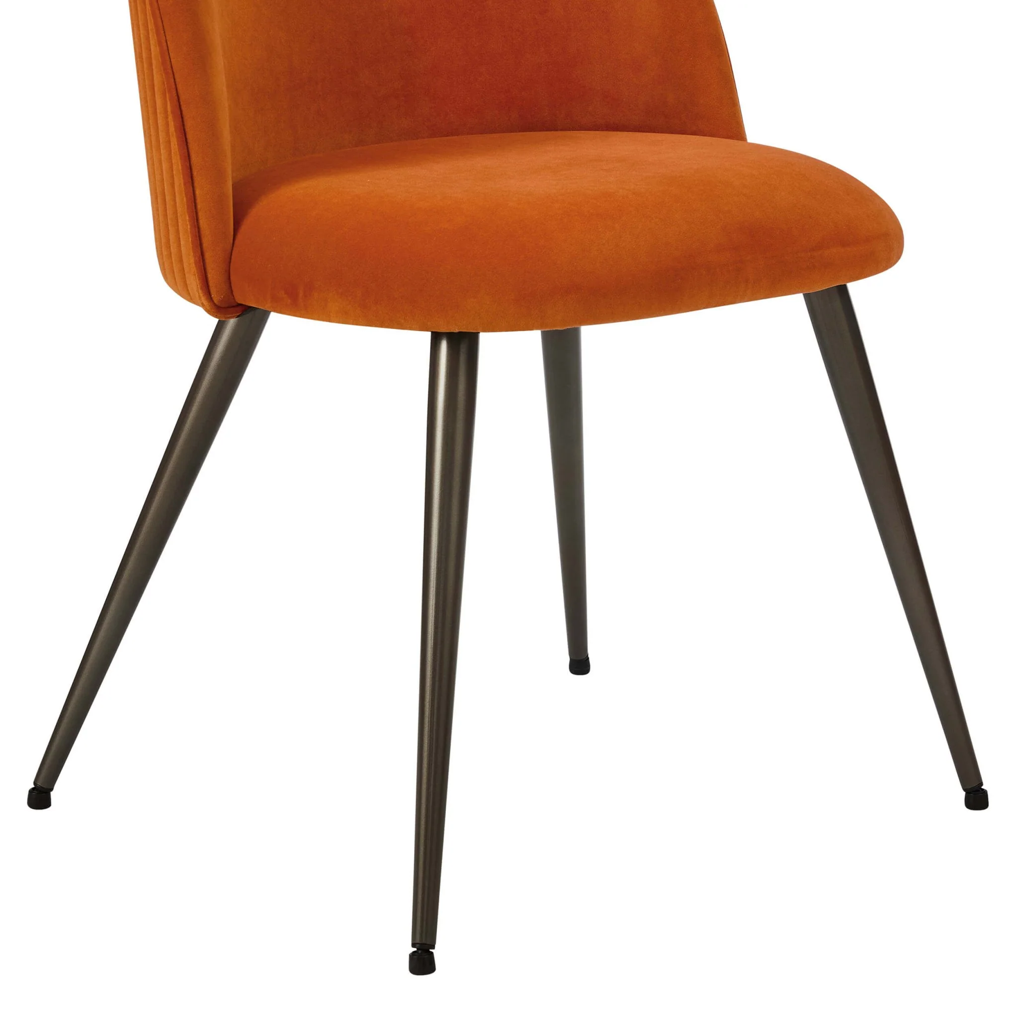 Hattie Set of 2 Dining Chairs - Bright Orange - Image 9