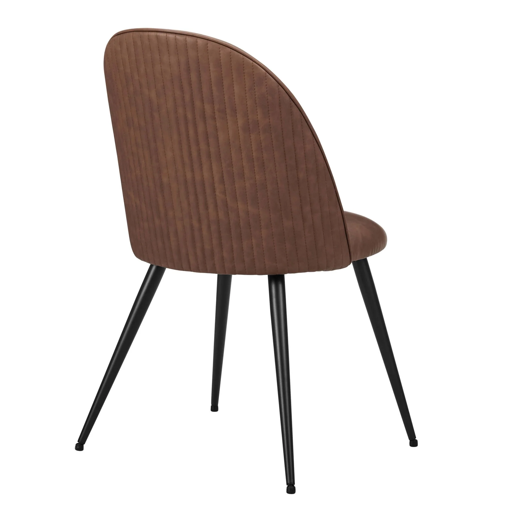 Hattie Set of 2 Dining Chairs - Faux Leather Tan - Image 6