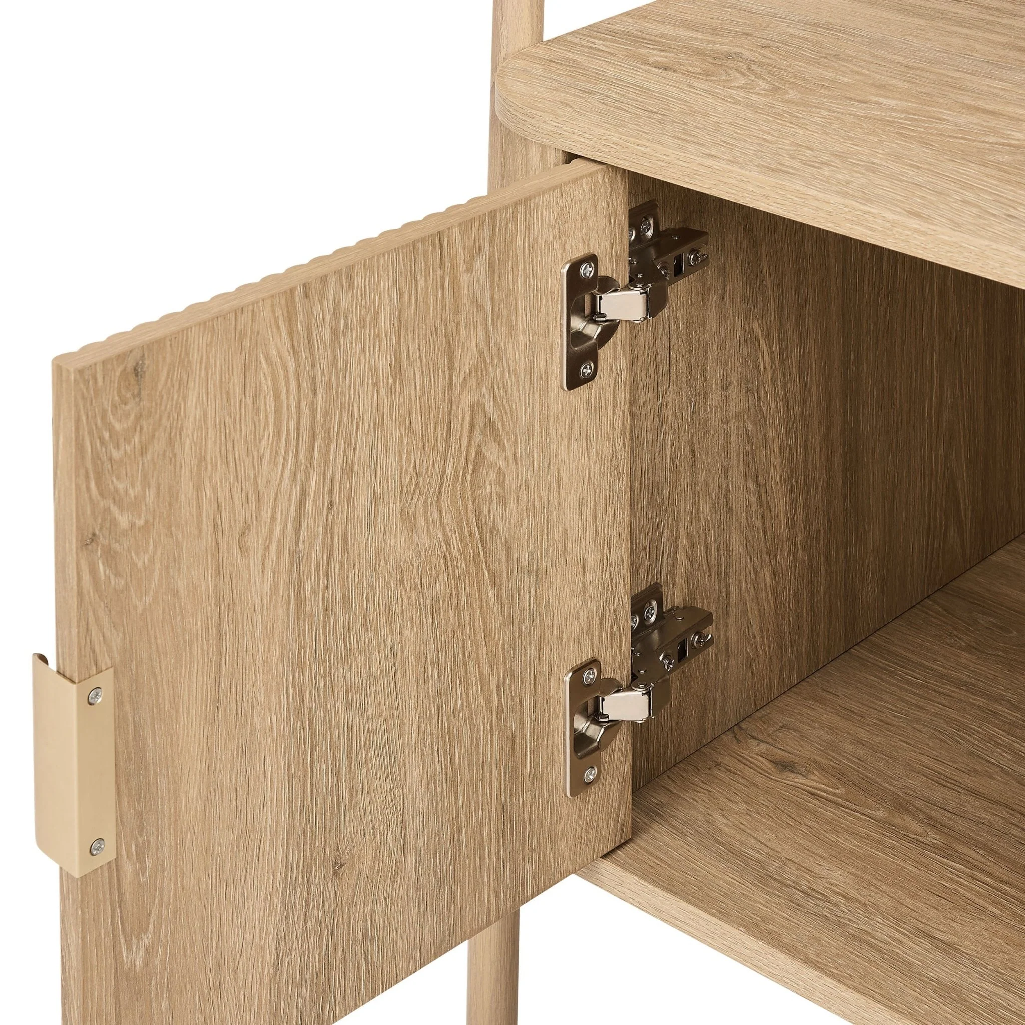 Hattie Shelving Unit - Light Wood - Image 10