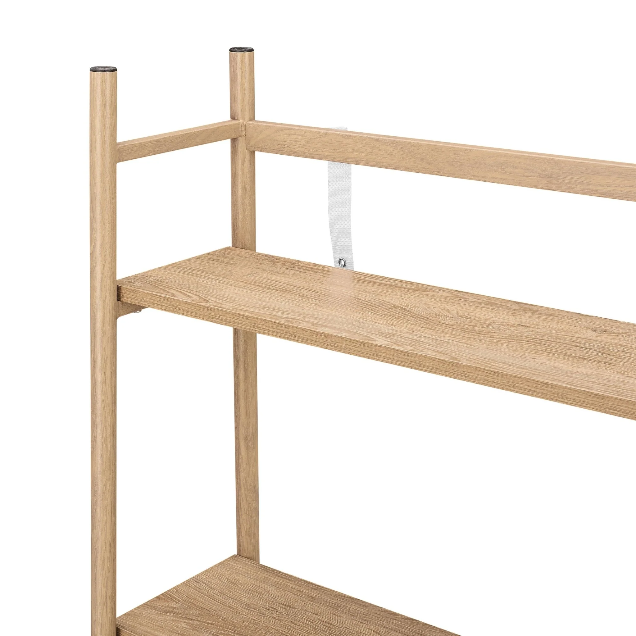 Hattie Shelving Unit - Light Wood - Image 7