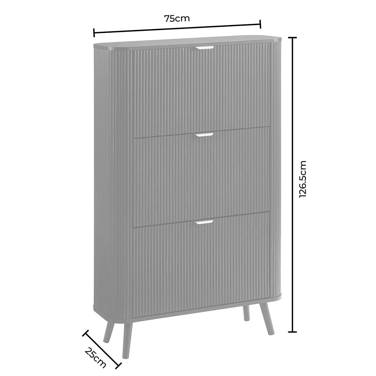 Hattie Shoe Cabinet - Black - Image 12