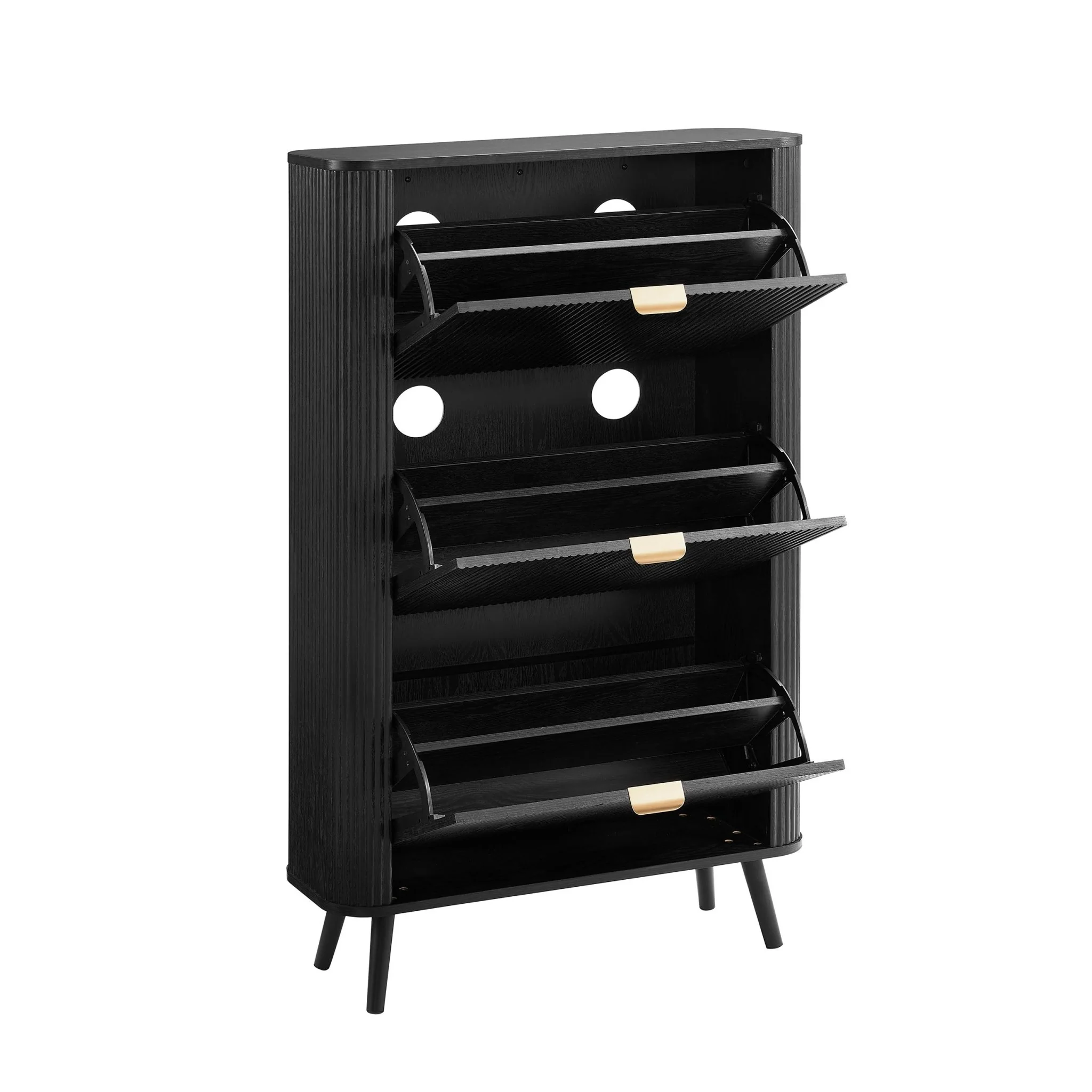Hattie Shoe Cabinet - Black - Image 6
