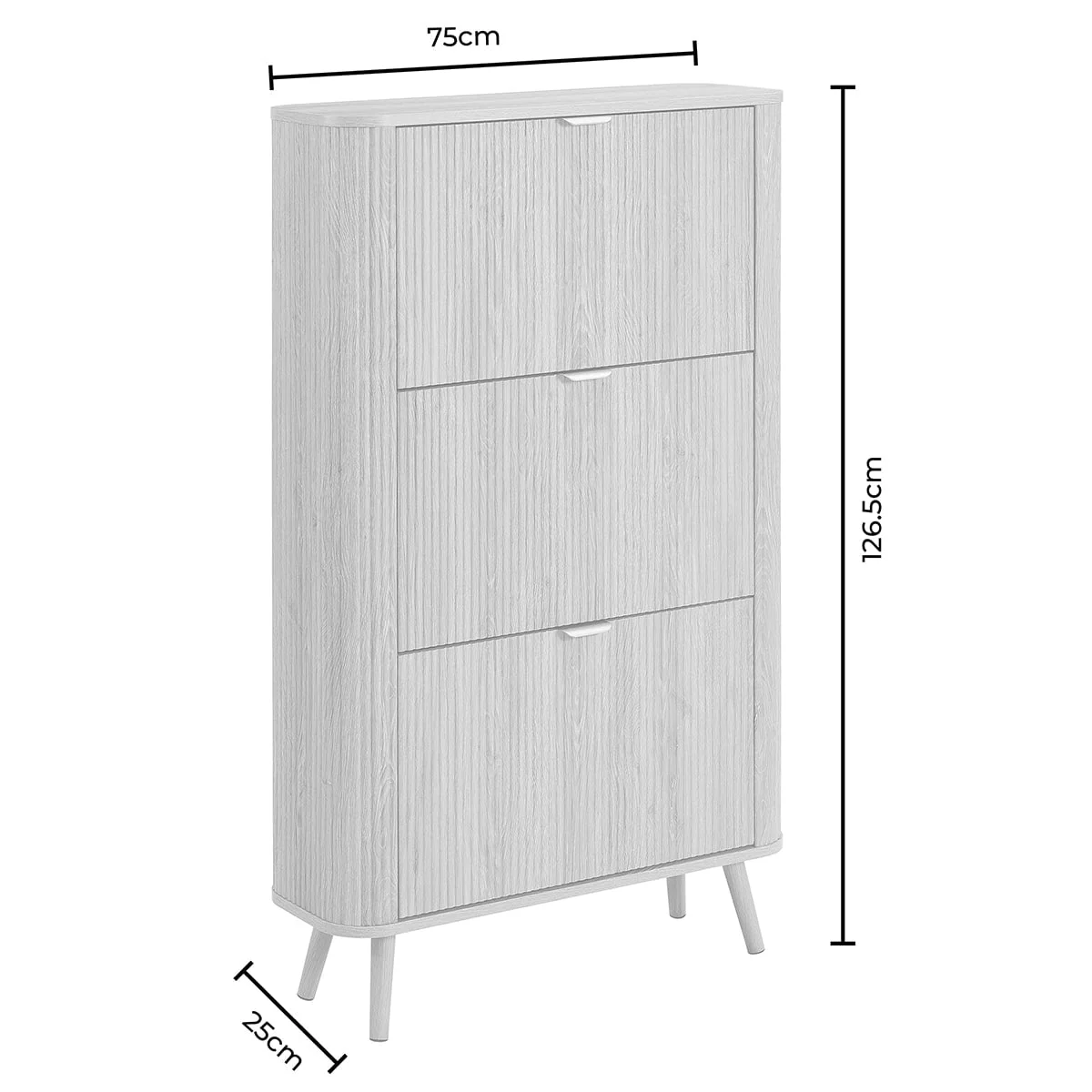 Hattie Shoe Cabinet - Light Wood - Image 12