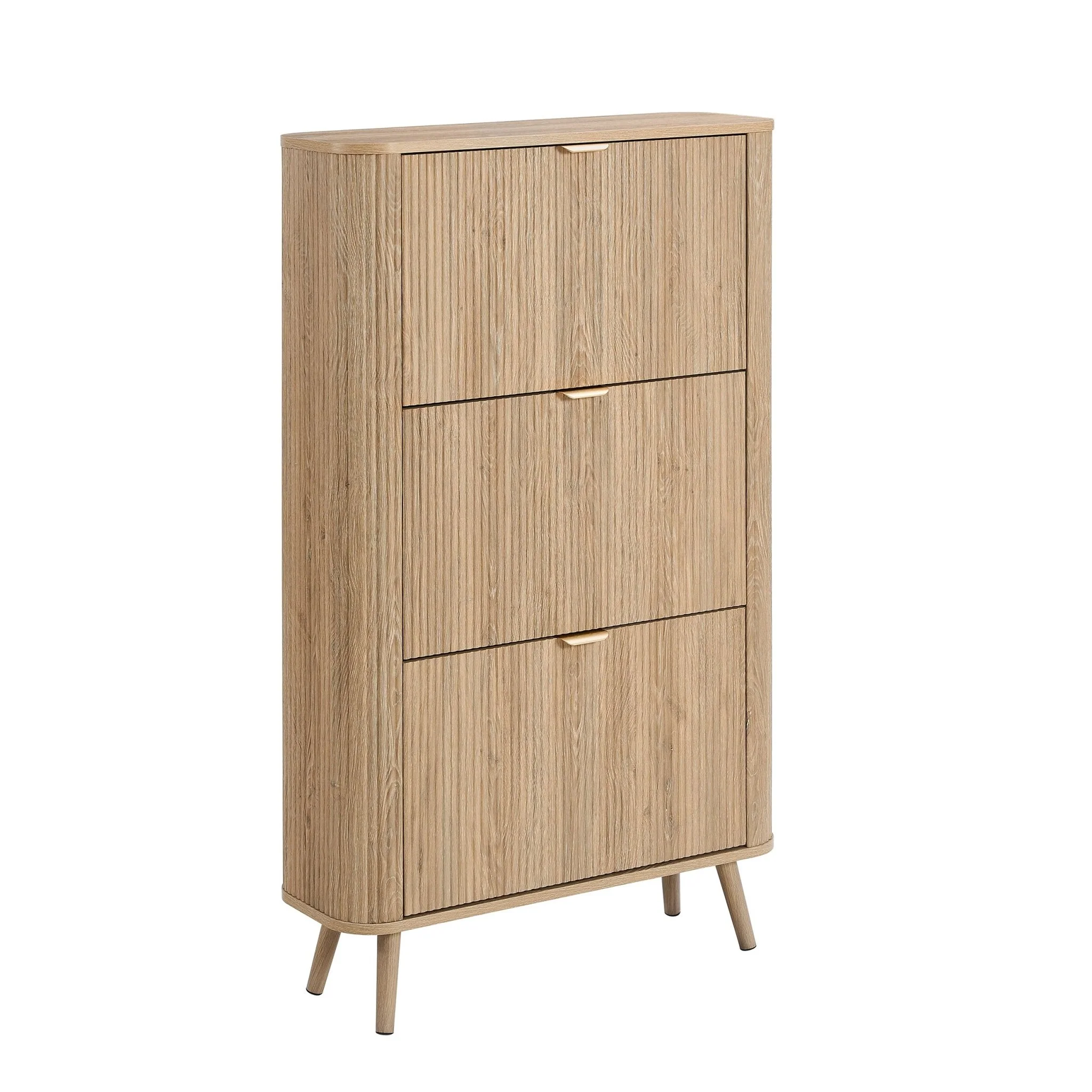 Hattie Shoe Cabinet - Light Wood - Image 5