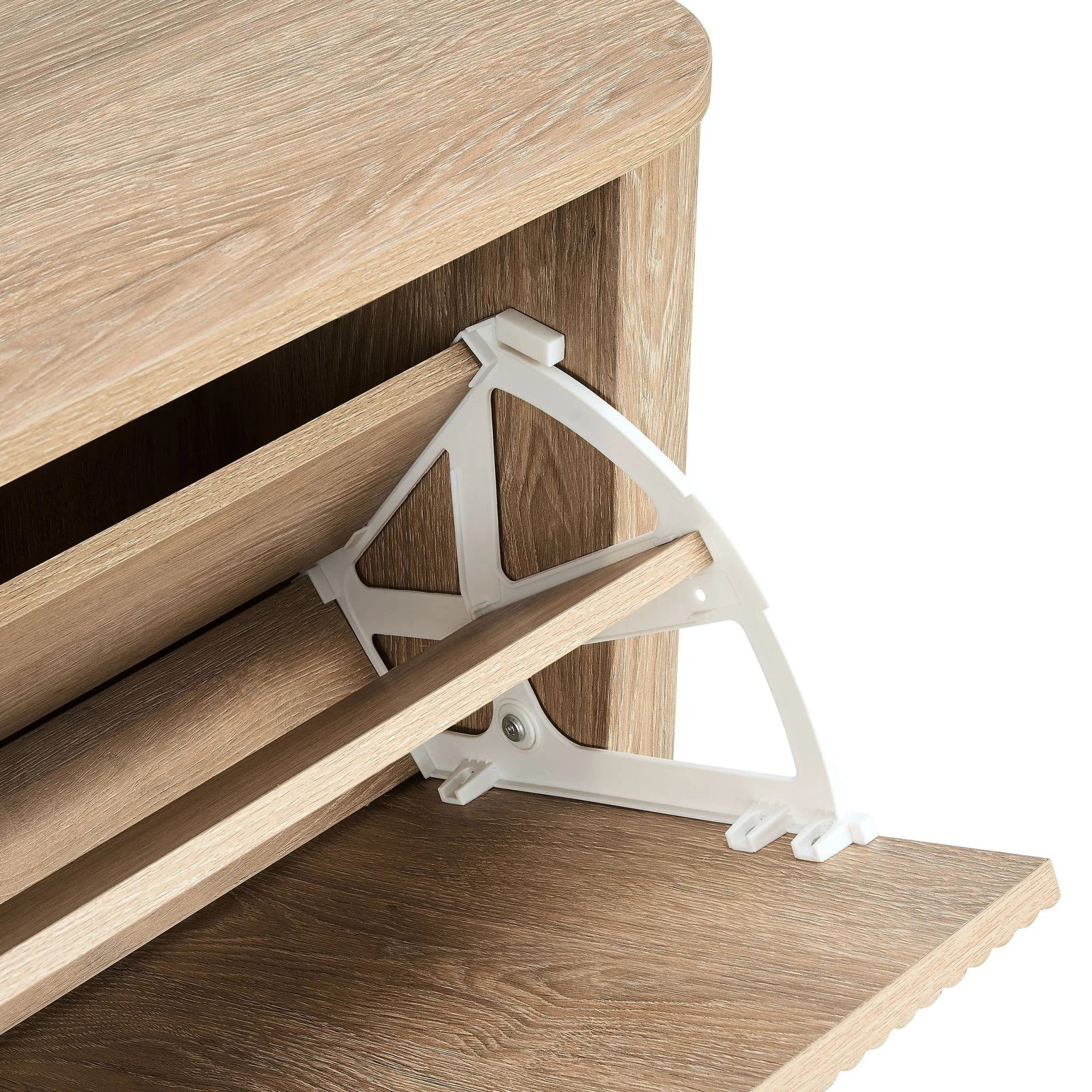 Hattie Shoe Cabinet - Light Wood - Image 8