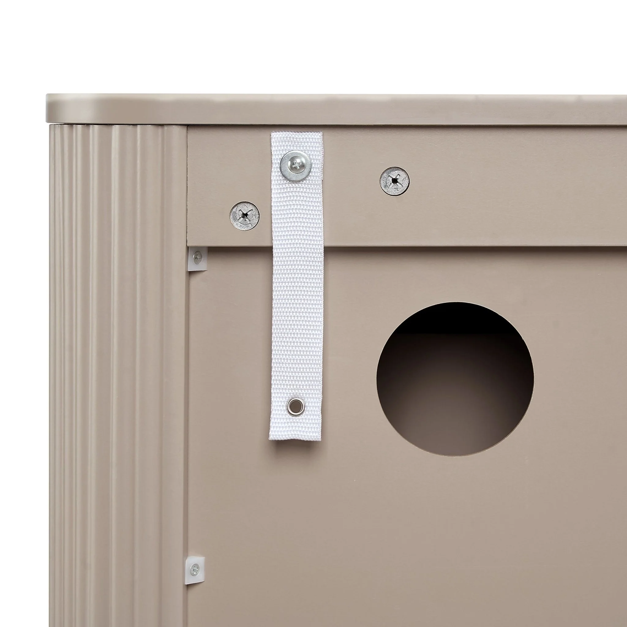 Hattie Shoe Cabinet - Taupe - Image 10