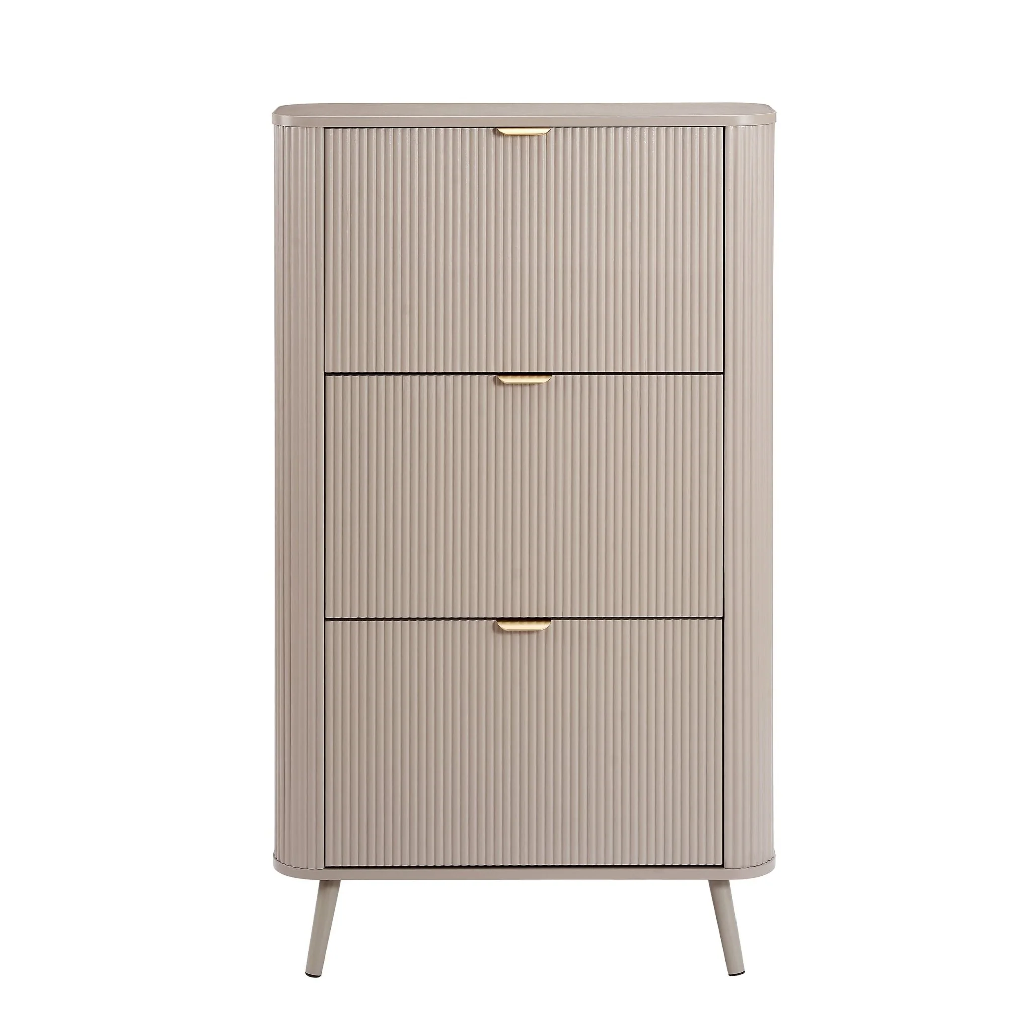 Hattie Shoe Cabinet - Taupe - Image 4