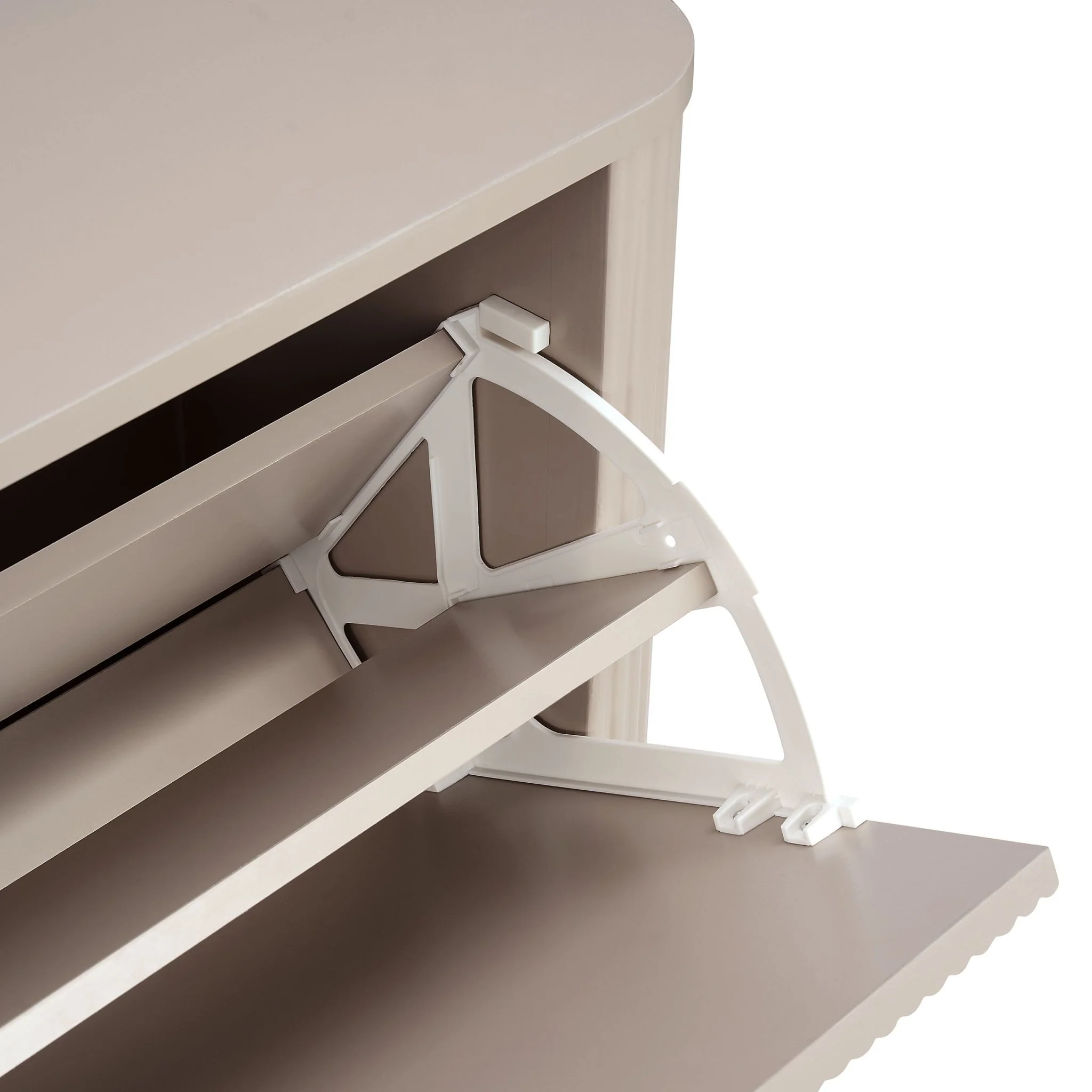 Hattie Shoe Cabinet - Taupe - Image 8
