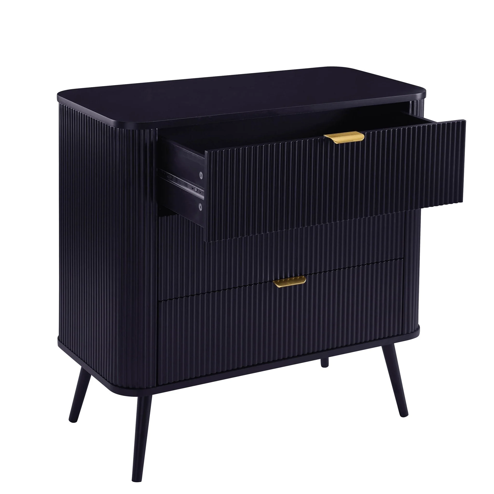 Hattie Small 3 Drawer Chest - Midnight - Image 5