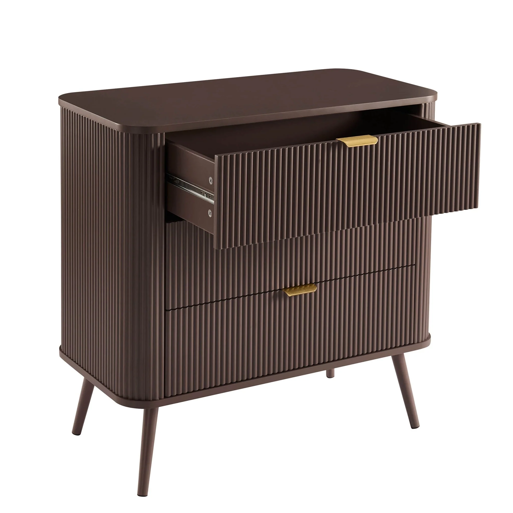 Hattie Small 3 Drawer Chest - Mocha - Image 4