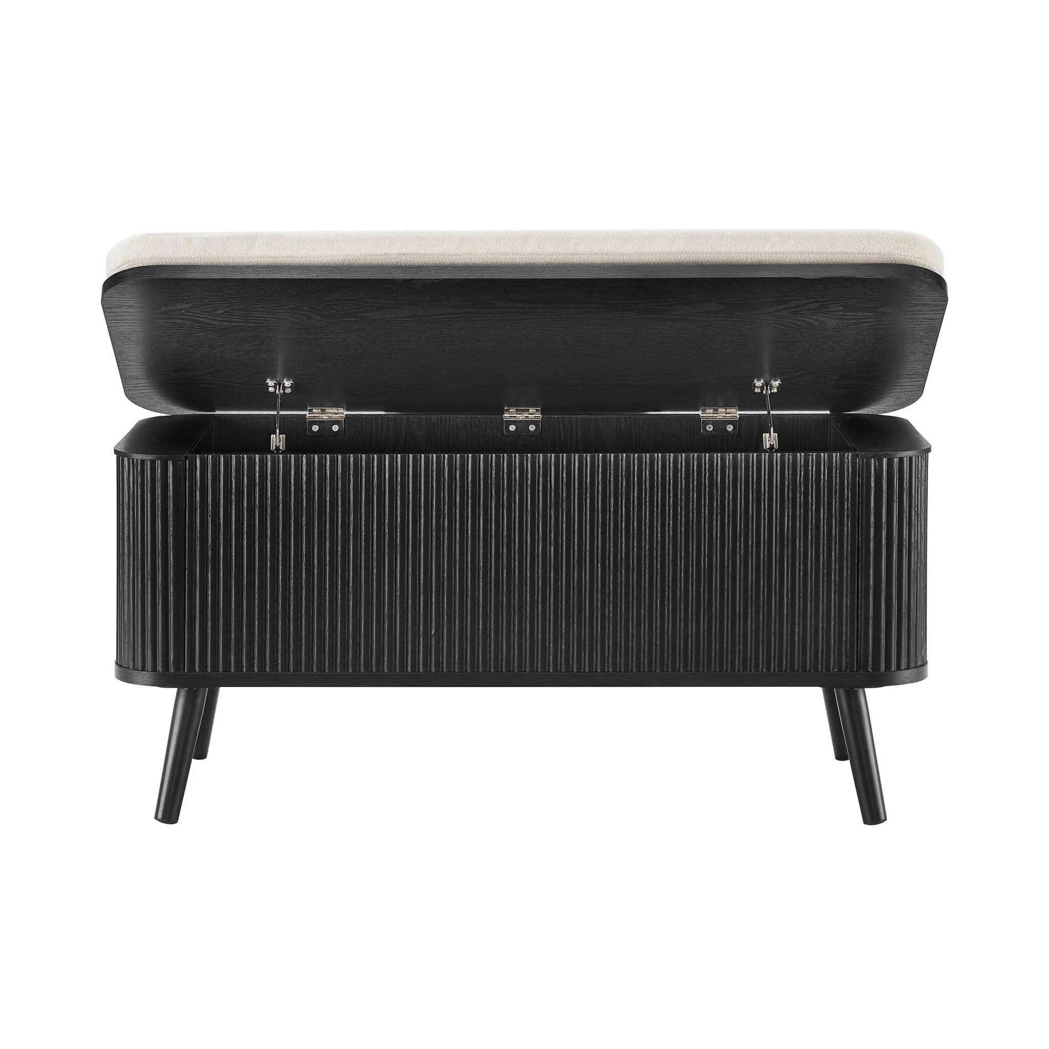 Hattie Storage Bench - Black - Image 4