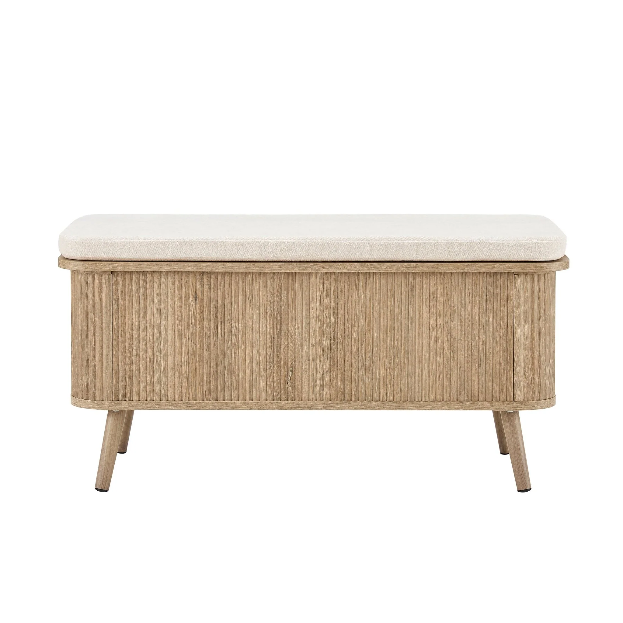 Hattie Storage Bench - Light Wood - Image 3