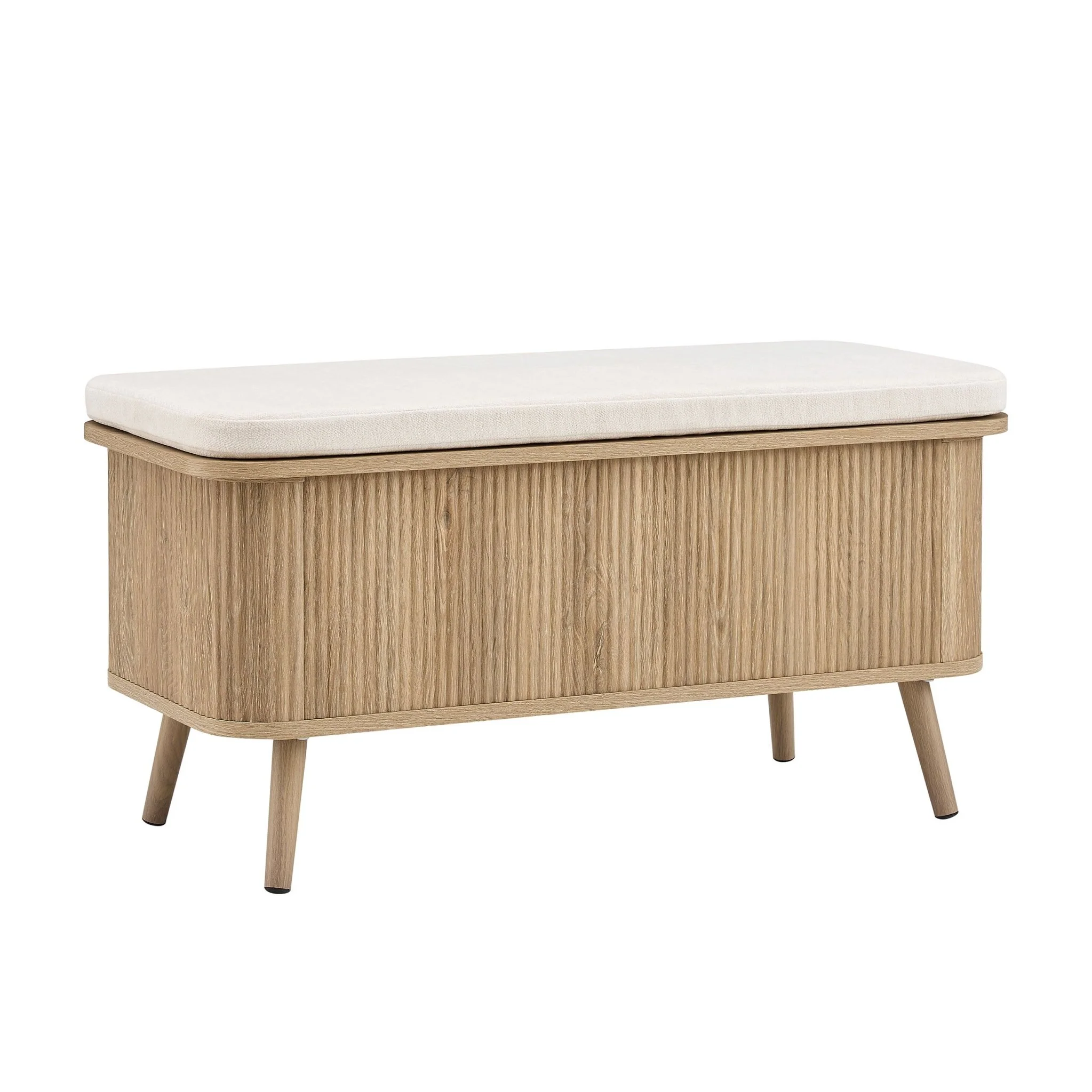 Hattie Storage Bench - Light Wood - Image 5