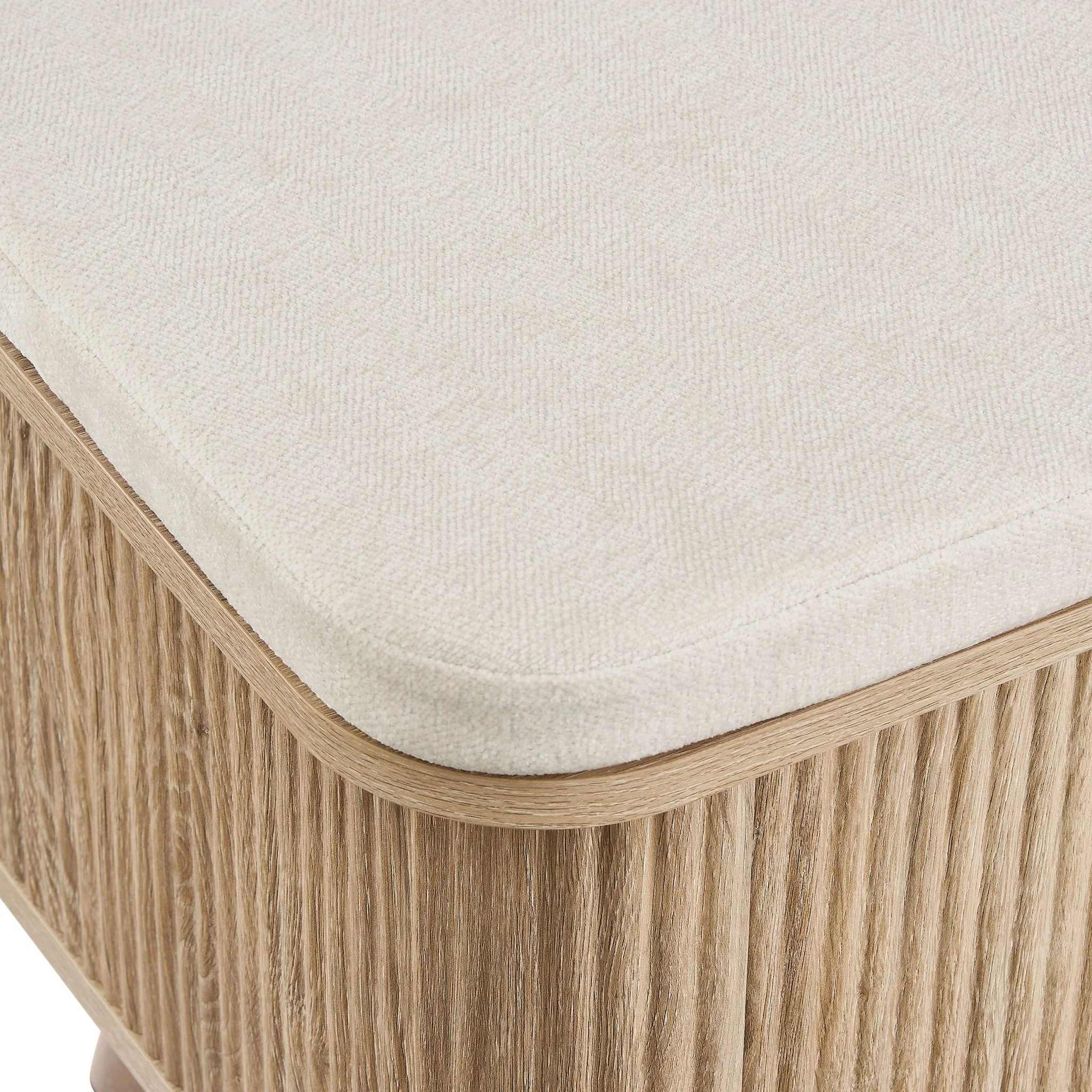 Hattie Storage Bench - Light Wood - Image 7