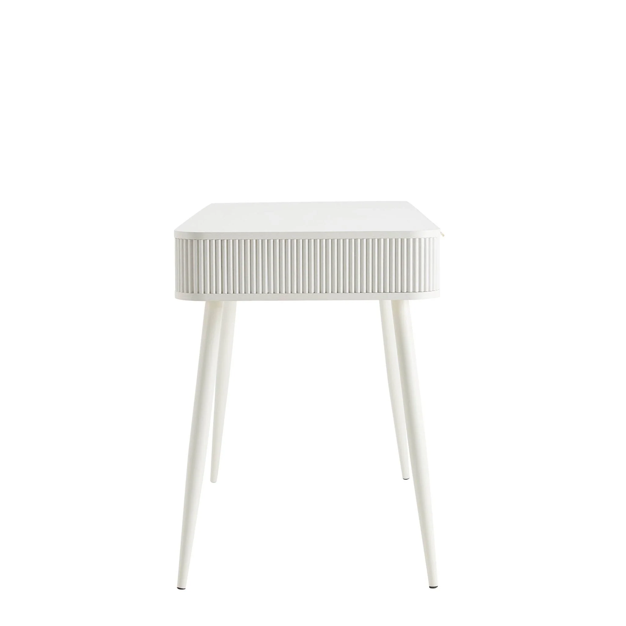 Hattie Storage Dressing Table Console - Warm White - Image 4