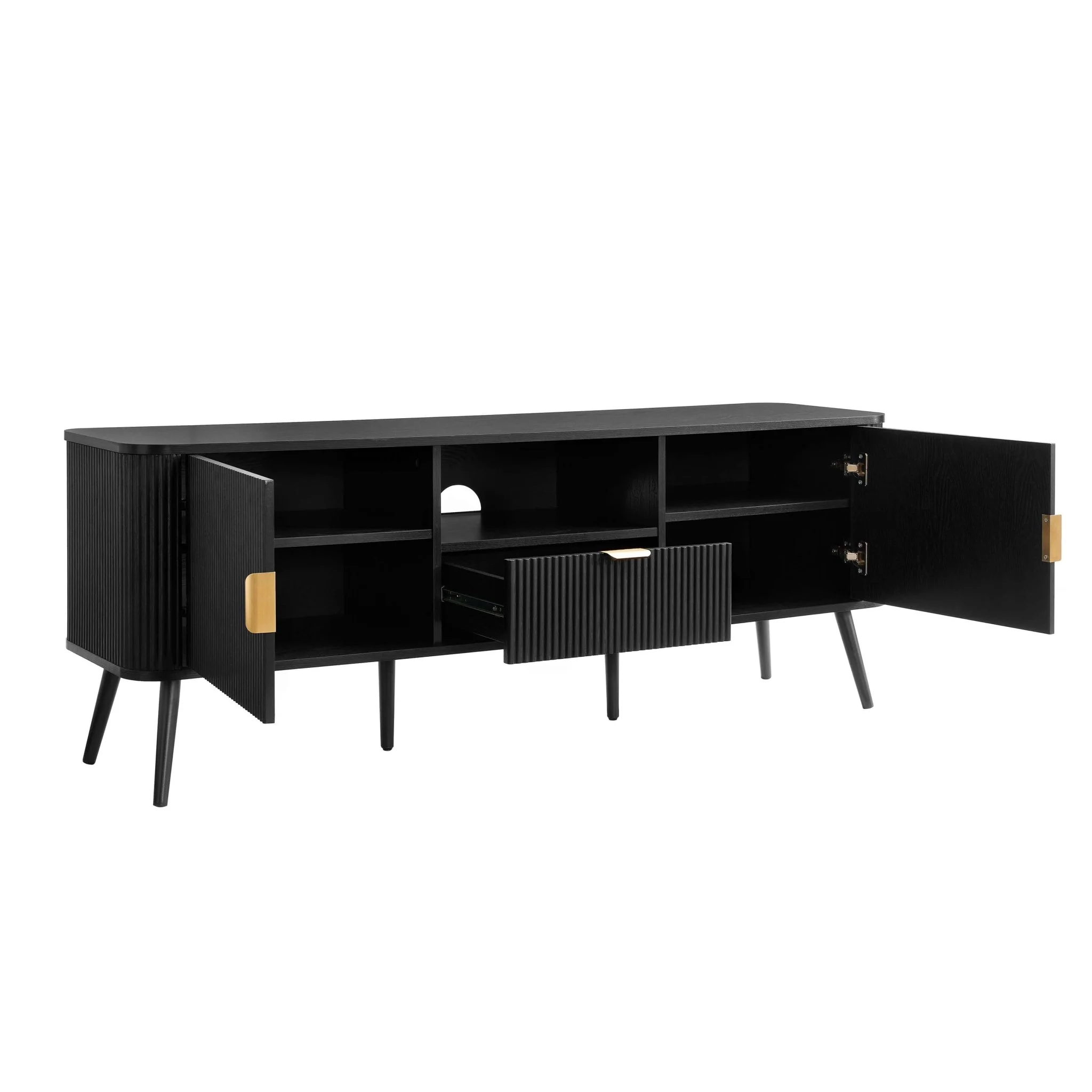 Hattie TV Unit for TVs up to 65" - Black - Image 3