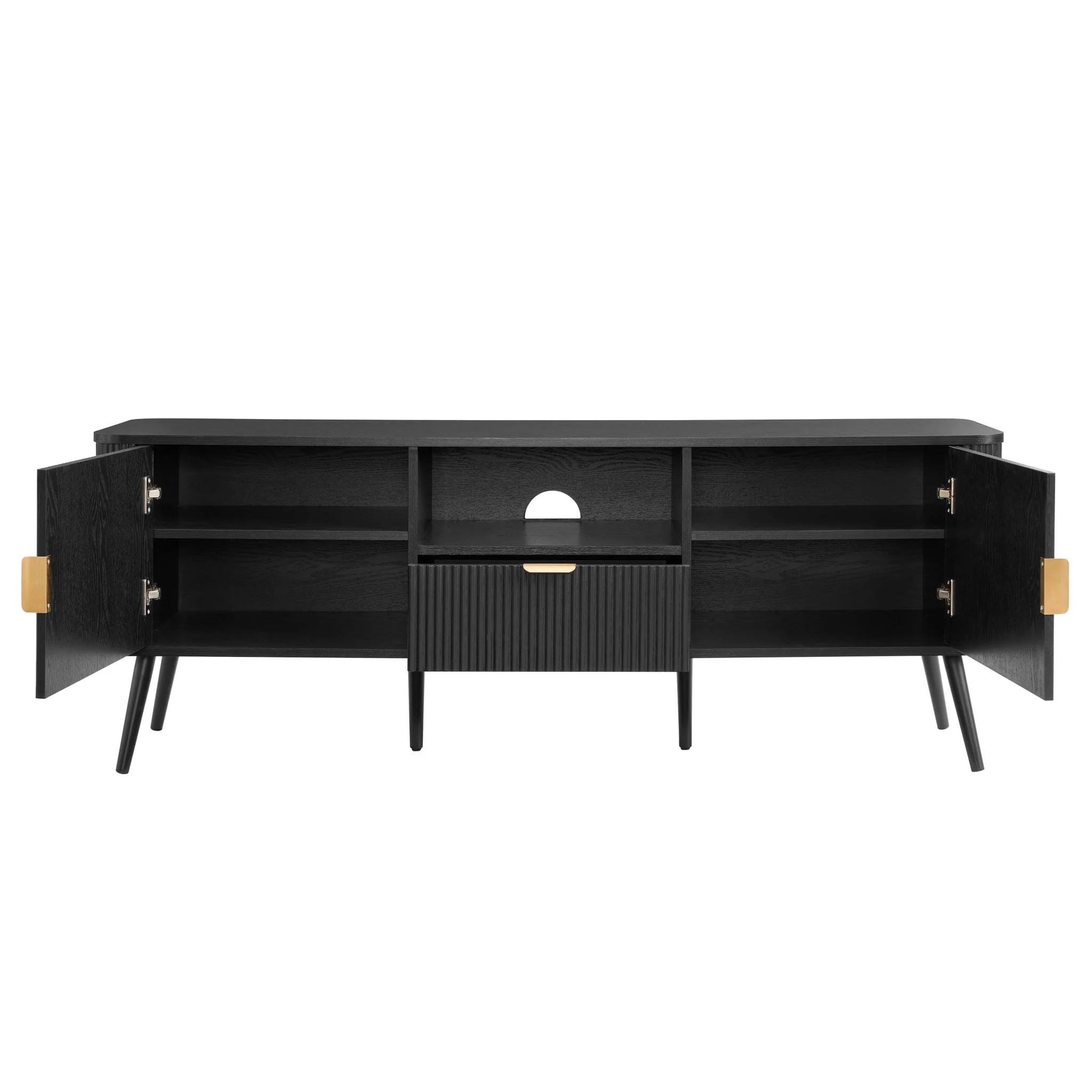 Hattie TV Unit for TVs up to 65" - Black - Image 5