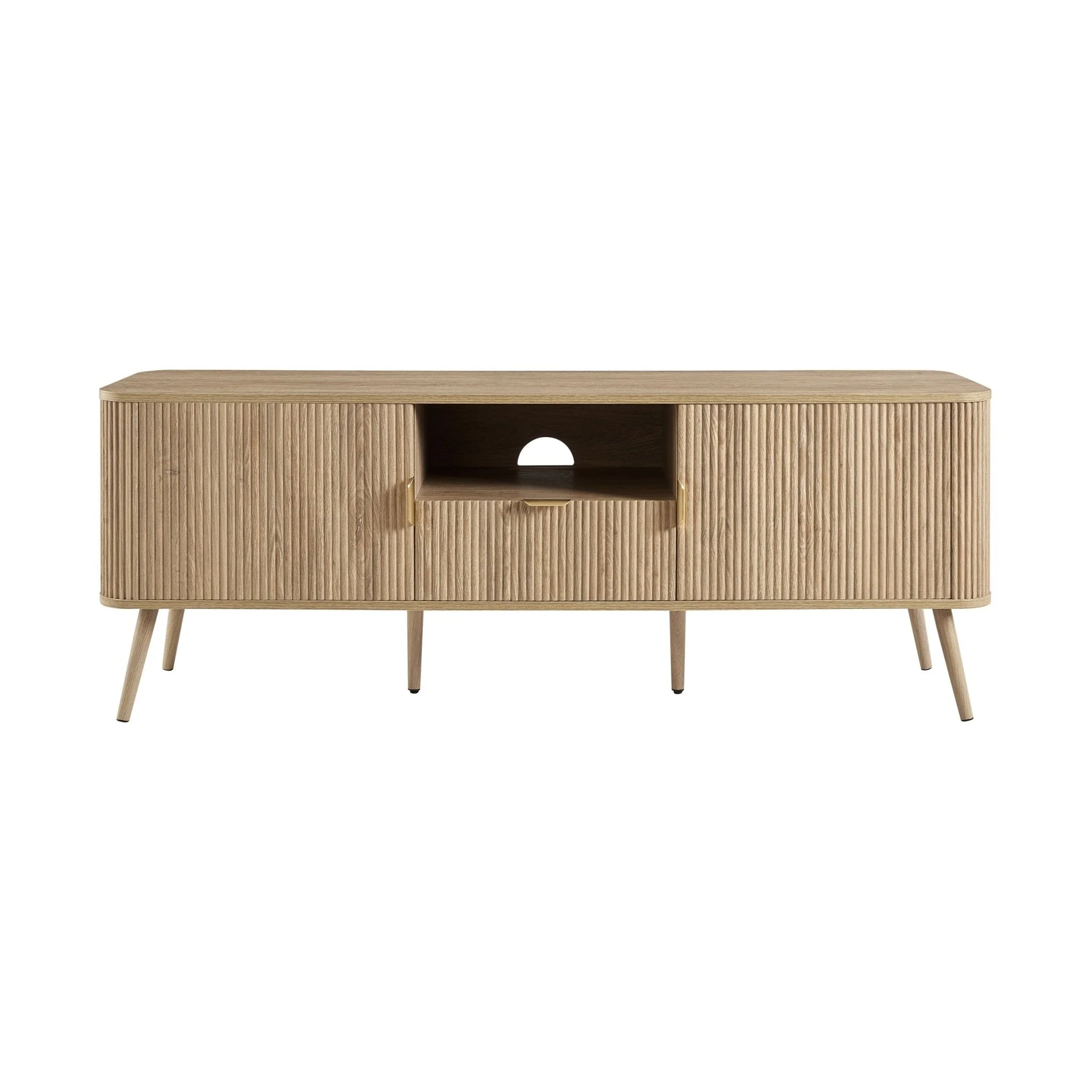 Hattie TV Unit for TVs up to 65"- Light Wood - Image 2
