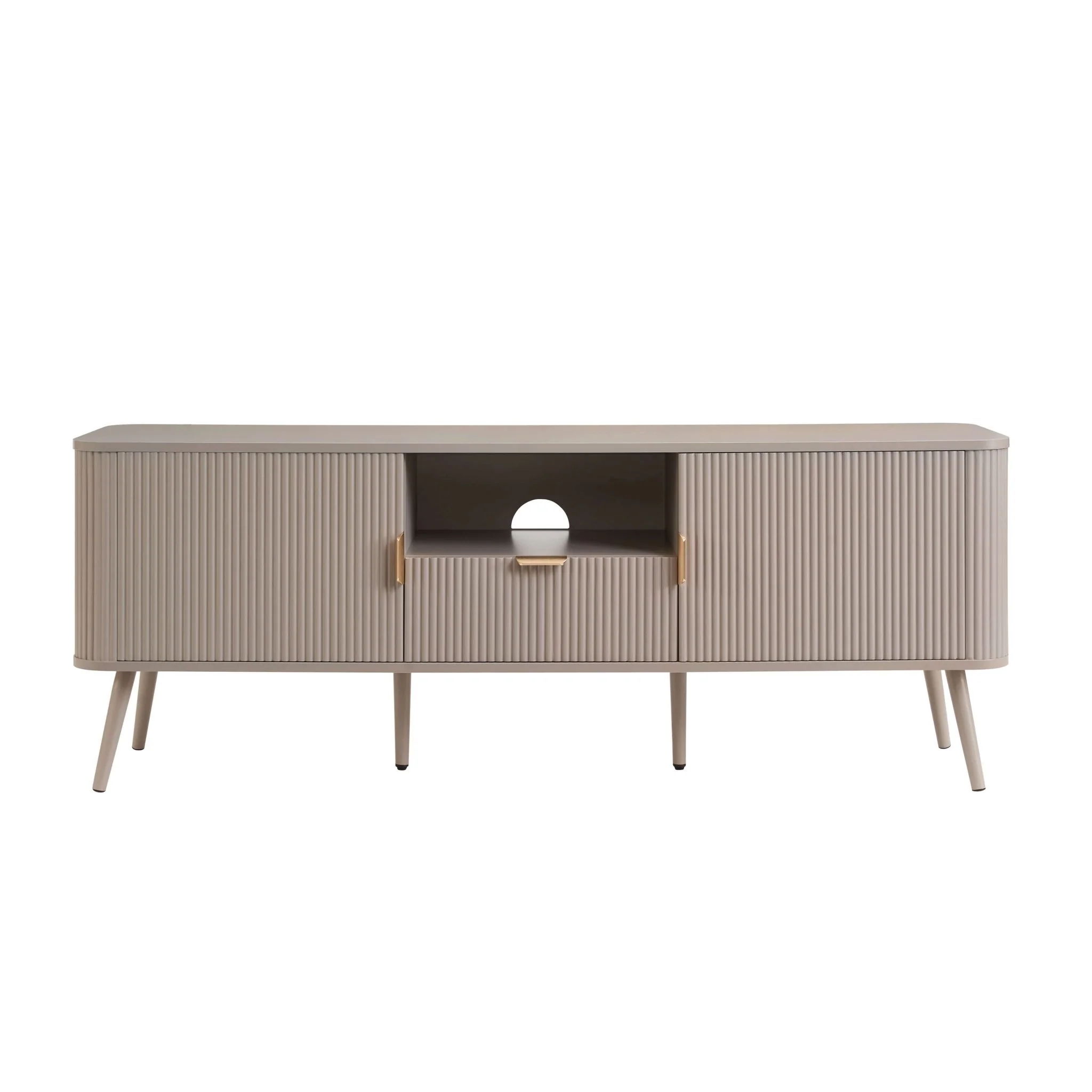 Hattie TV Unit for TVs up to 65" - Taupe - Image 4