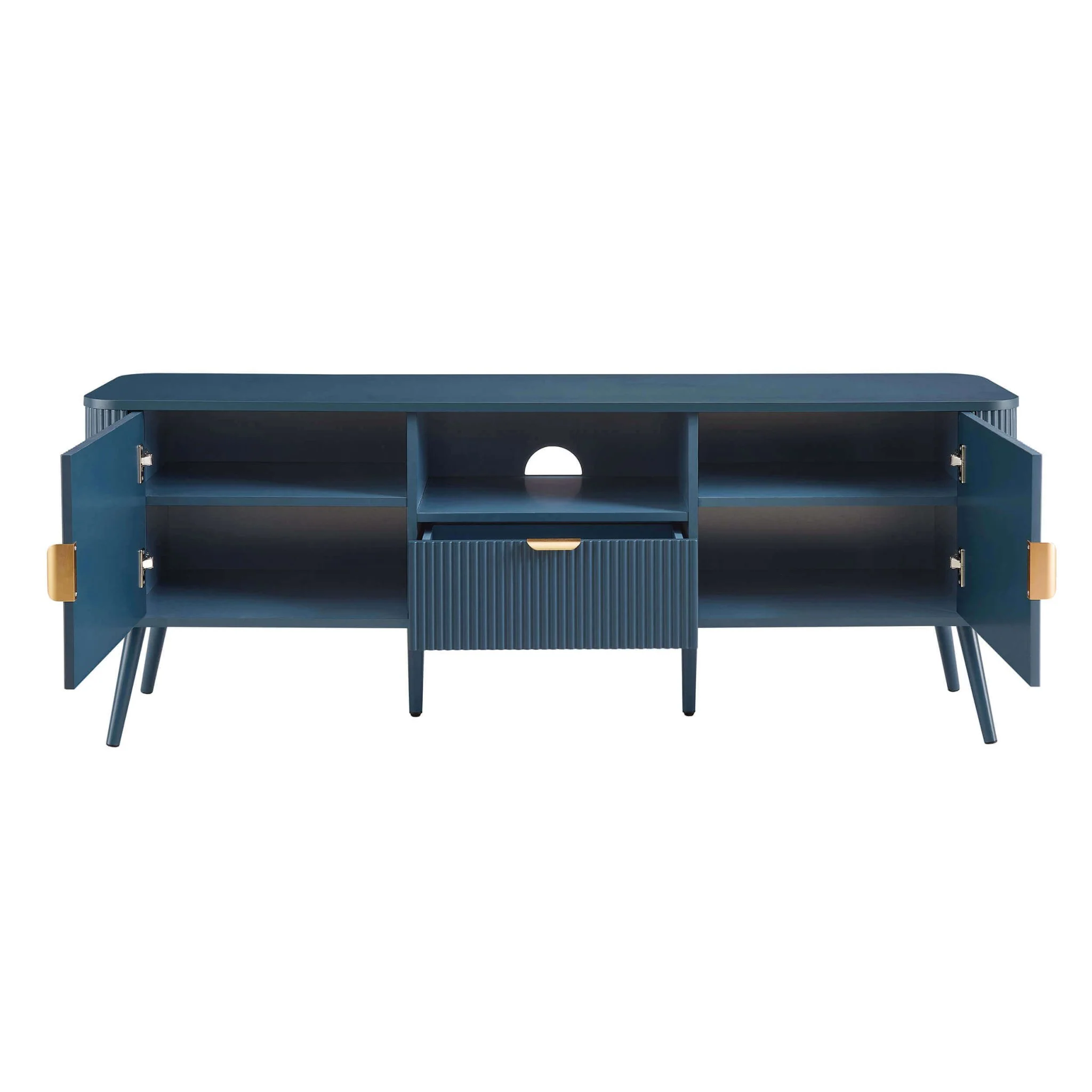Hattie TV Unit for TVs up to 65"- Teal - Image 5