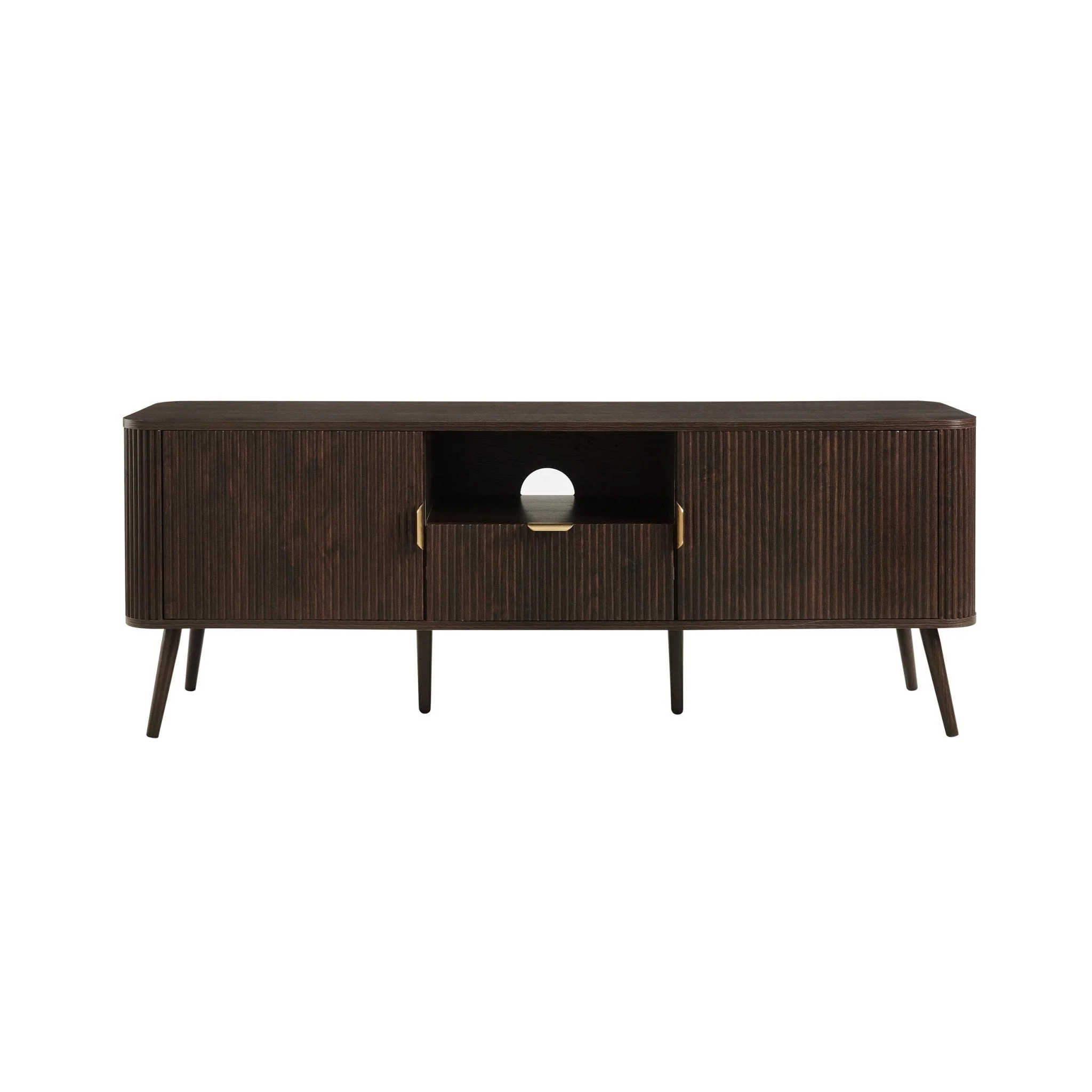 Hattie TV Unit for TVs up to 65" - Walnut - Image 2