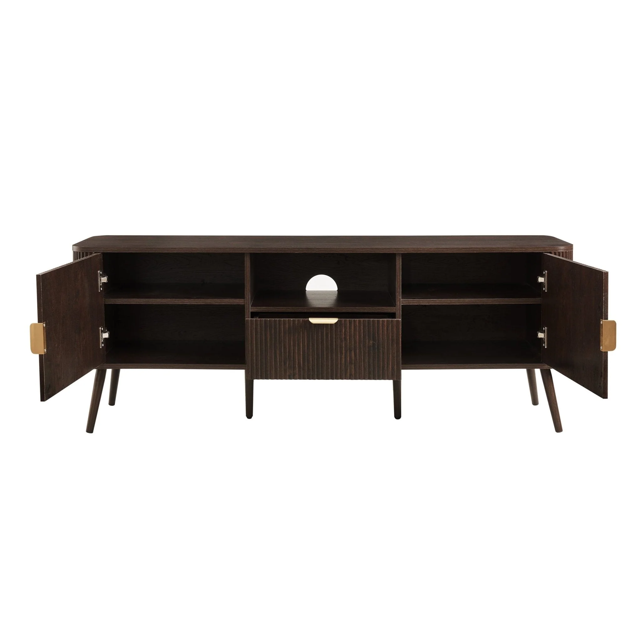 Hattie TV Unit for TVs up to 65" - Walnut - Image 3